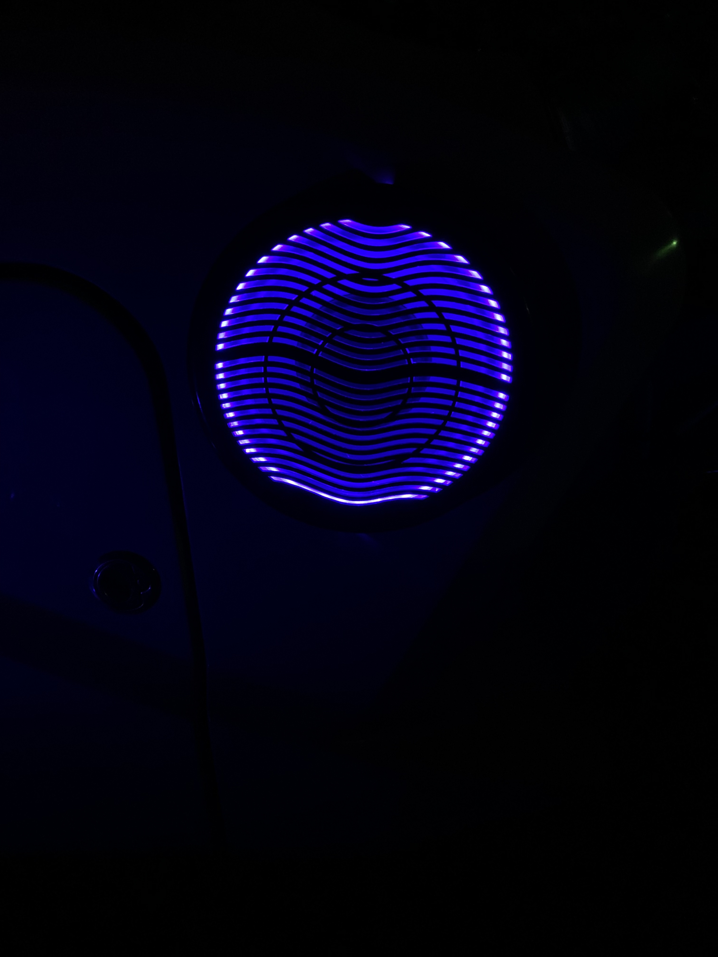 Rockville MS10LW 10 inch White Marine/Boat Free Air Subwoofer with LEDs | 2400W Peak, 600W RMS, Dual 4-Ohm, 2 inch 4-Layer Voice Coil, 80 Oz Magnet, ABS Basket, Polypropylene Cone, 30Hz-4kHz customer photo 1