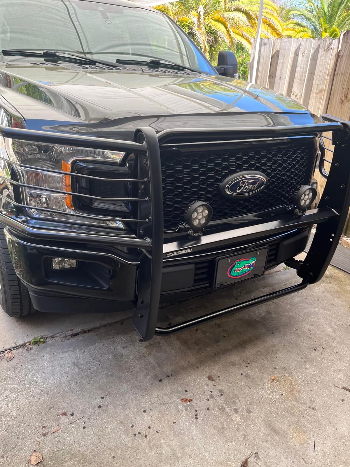 Black Horse Off Road Grille brush Bumper Guard Modular Black Compatible with 2015-2024 Ford F-150-17FP32MA customer photo 2