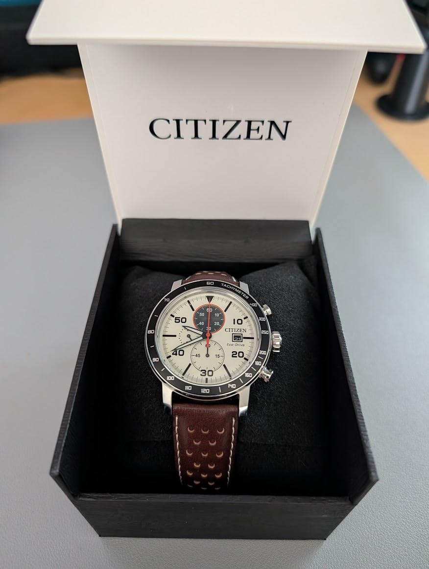 Citizen Men's Eco-Drive Weekender Brycen Chronograph Watch in Stainless Steel customer photo 2