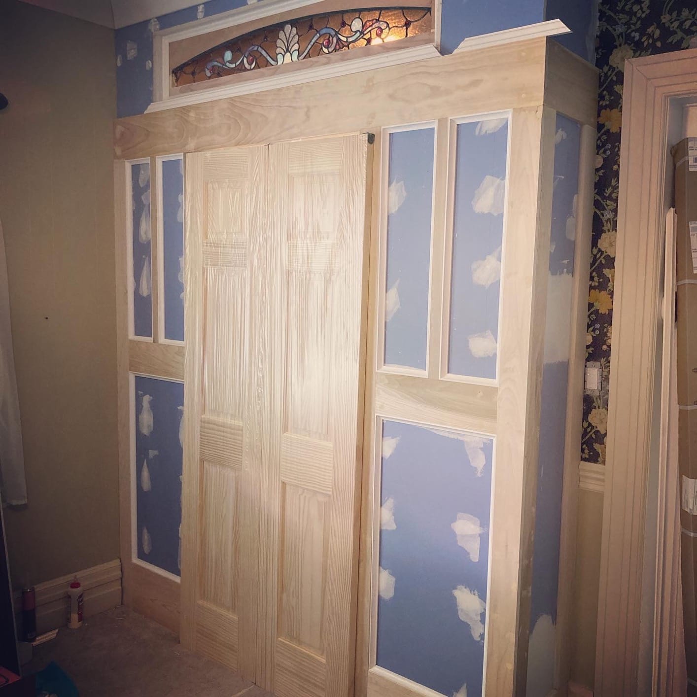 Kimberly Bay 6-Panel Solid Pine Unfinished Interior Door Slab (18x80) customer photo 1