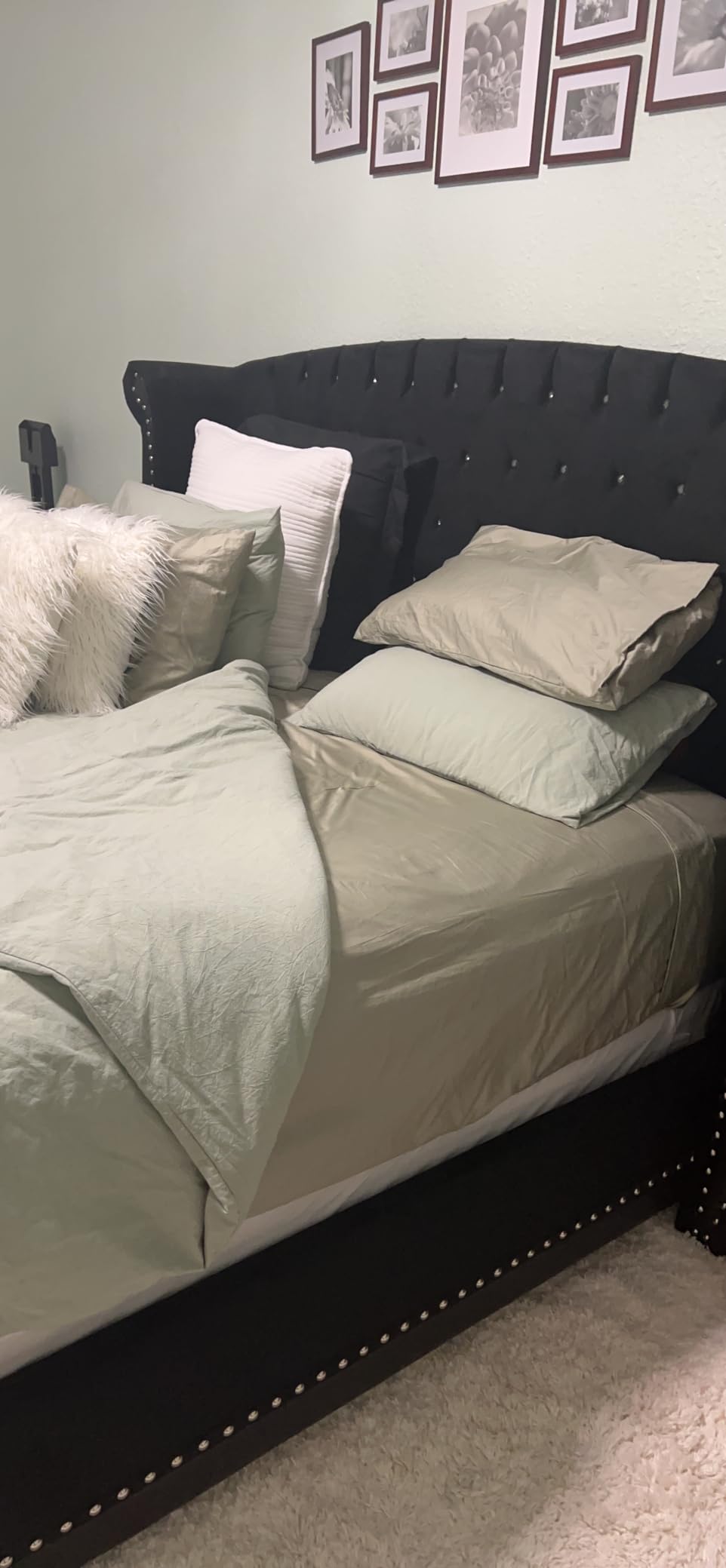 Threadmill 400TC Egyptian Cotton King Sheet Set, Sateen, Solid, White | 100% Egyptian Cotton, Sateen Weave, 4-Piece Set, 16