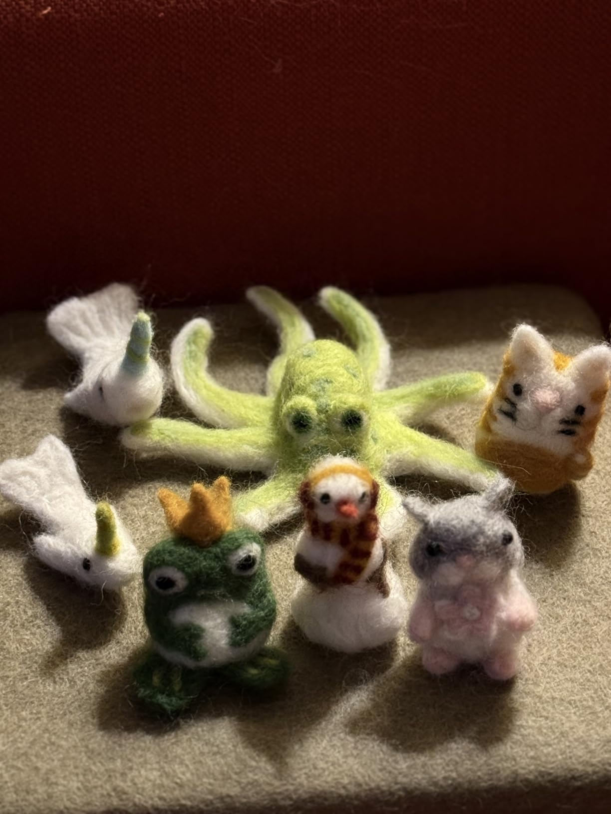 Needle Felting Kit Starter Set, 16 Colors, White Core Wool & Tool | Needle Felting Kit (Owl, Frog, Fox, Shark, Bee and Ladybug, Penguin), Handmade Wool Roving, Felting Needles & Instruction customer photo 1