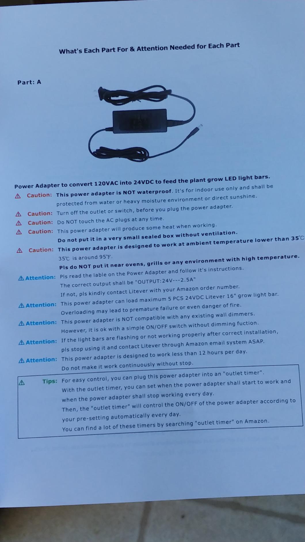 Litever Grow Light Strip Kit 36W with Timer, 4 pcs 16 Inches LED Grow Light Strips with Extension Cables, Mounting Accessories for Greenhouse, Grow Shelf. Perfect for Indoor Growing-(4-Strip-Kit) customer photo 1