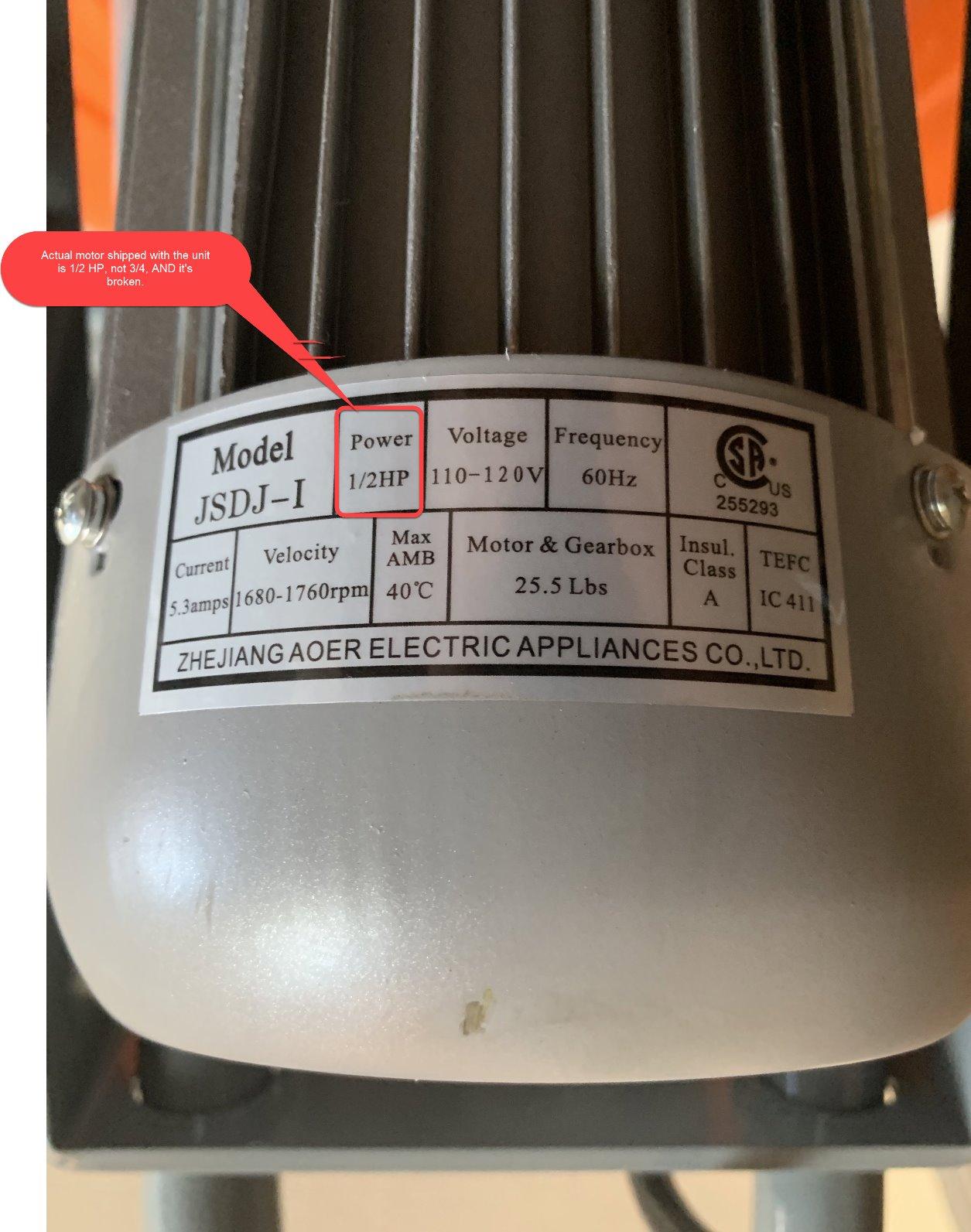 YARDMAX YM0146 5.0 cu. ft. Concrete Mixer 3/4 HP customer photo 1