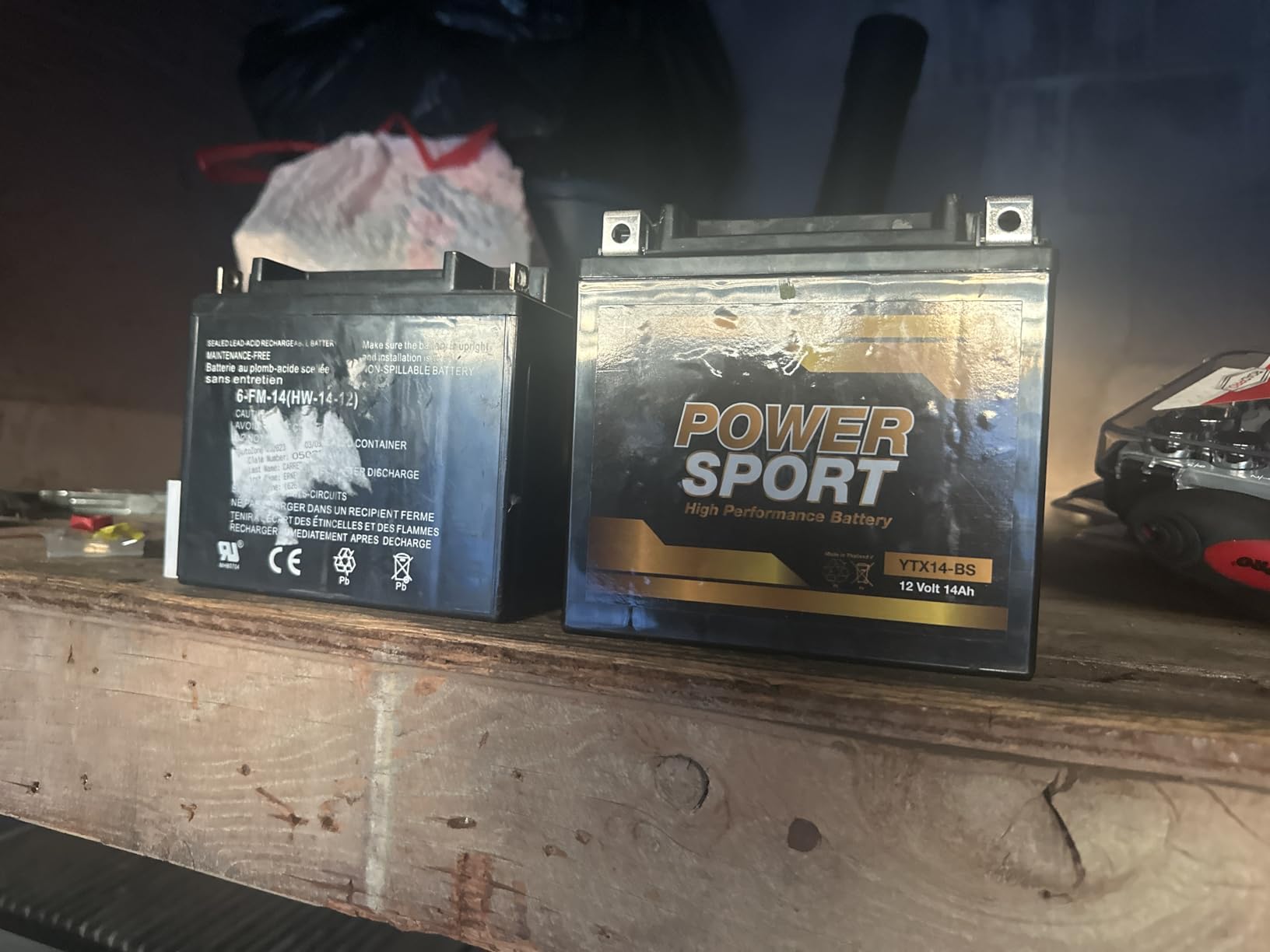 ExpertPower YTX14-BS ATV Battery - 220 CCA AGM Motorcycle Battery 12V 14Ah 10Hr ETX14-BS, UTV, Scooter, Snowmobile, 4 Wheeler Powersports Batteries customer photo 1