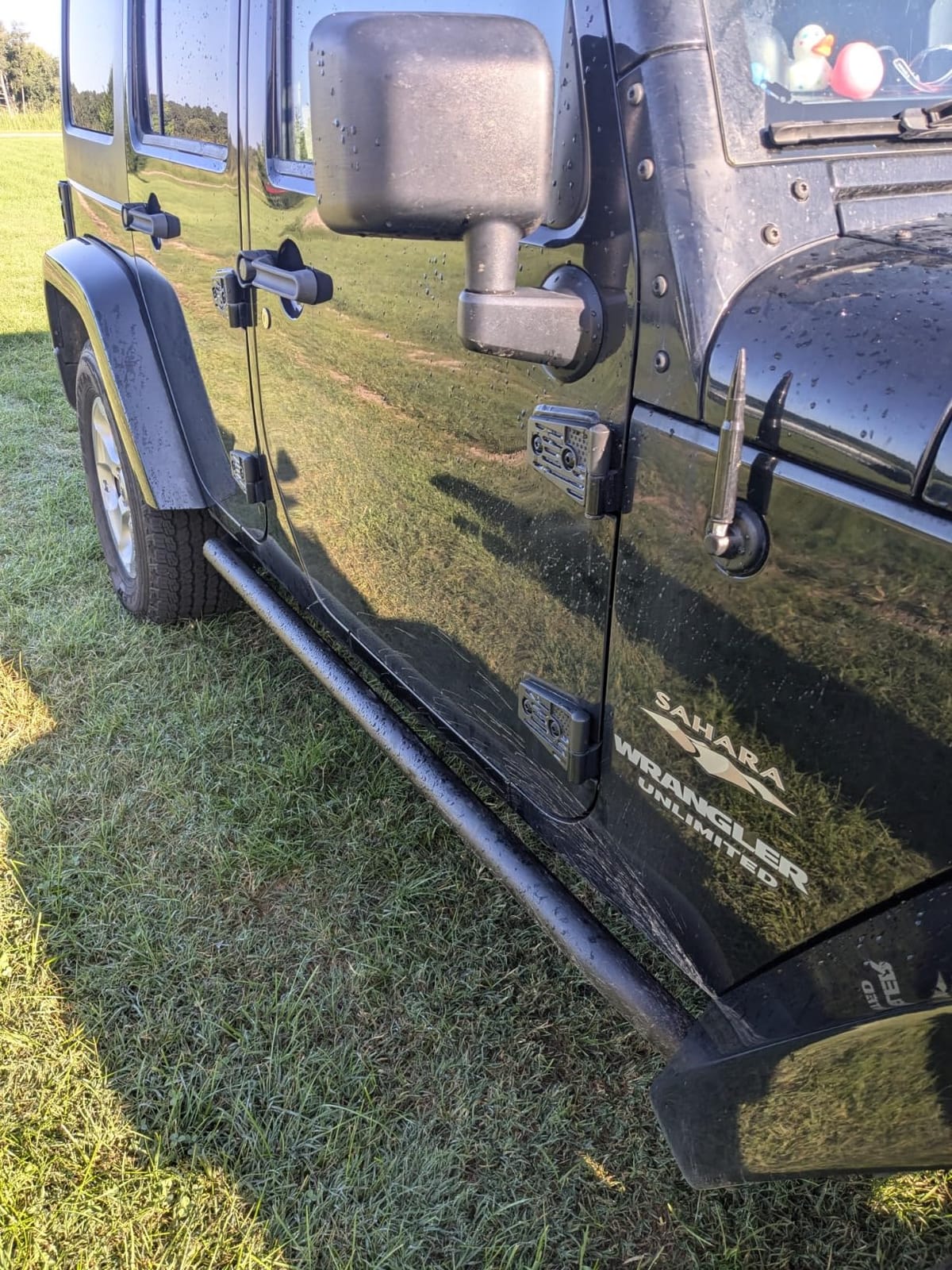Hooke Road Wrangler JK Rock Slider Nerf Bars Running Boards for 2007-2018 Jeep Wrangler JK Unlimited 4 Door (Pair) customer photo 1