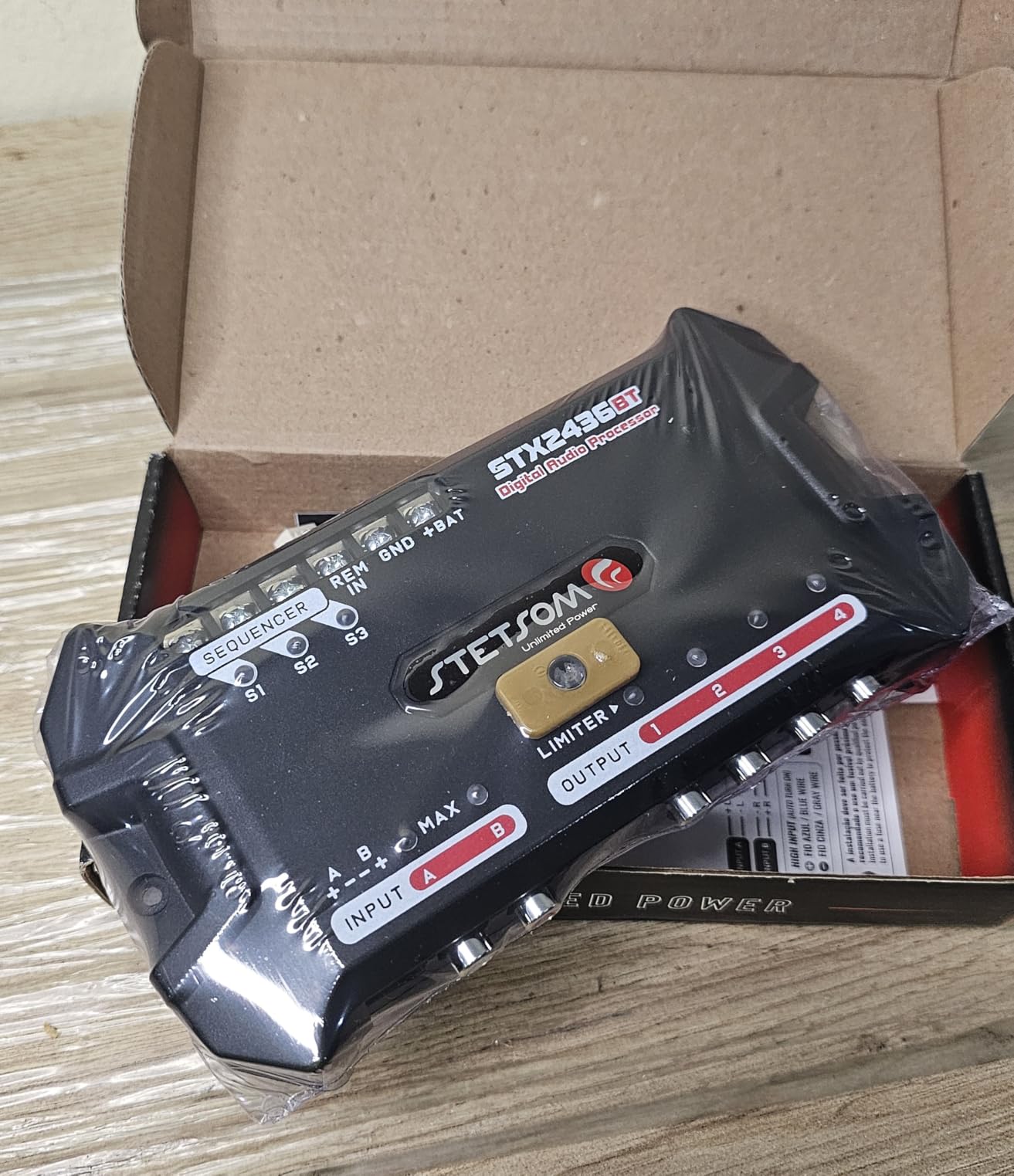 Stetsom STX 2436 Bluetooth DSP PRO - Digital Signal Processor, DSP PRO, Equalizer, Exclusive APP, Band Graphic, High Precision Crossover, Filters, Voltmeter, Limiter, Digital Audio Processor customer photo 1