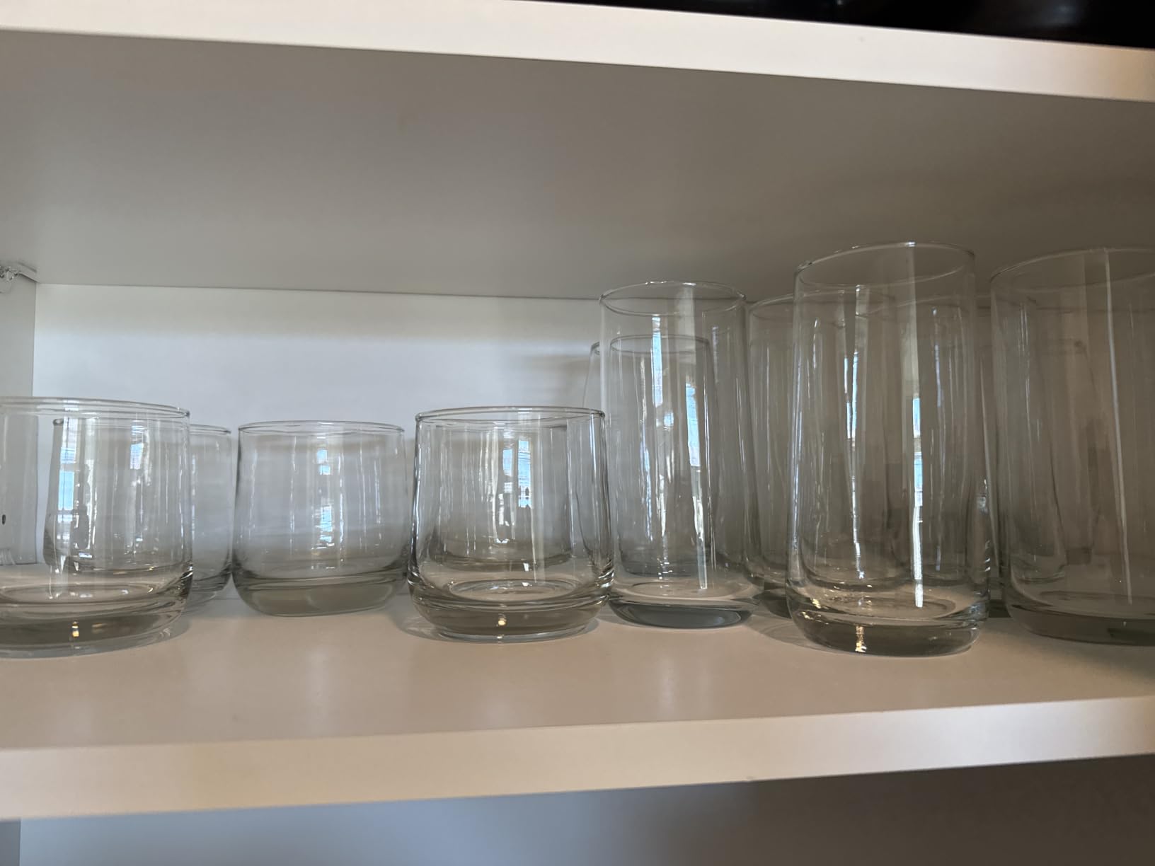 Libbey Ascent Tumbler and Rocks Drinking Glasses Set of 16, Glass Drinking Glasses with Curvature, Versatile Glassware Set for Parties and More customer photo 2