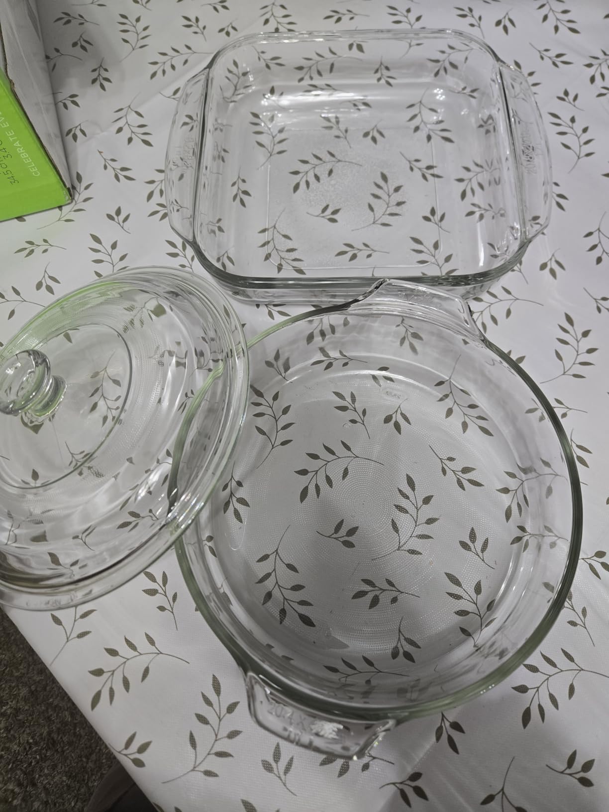 Libbey Baker's Basics 3-Piece Glass Casserole Baking Dish Set with 1 Cover customer photo 1
