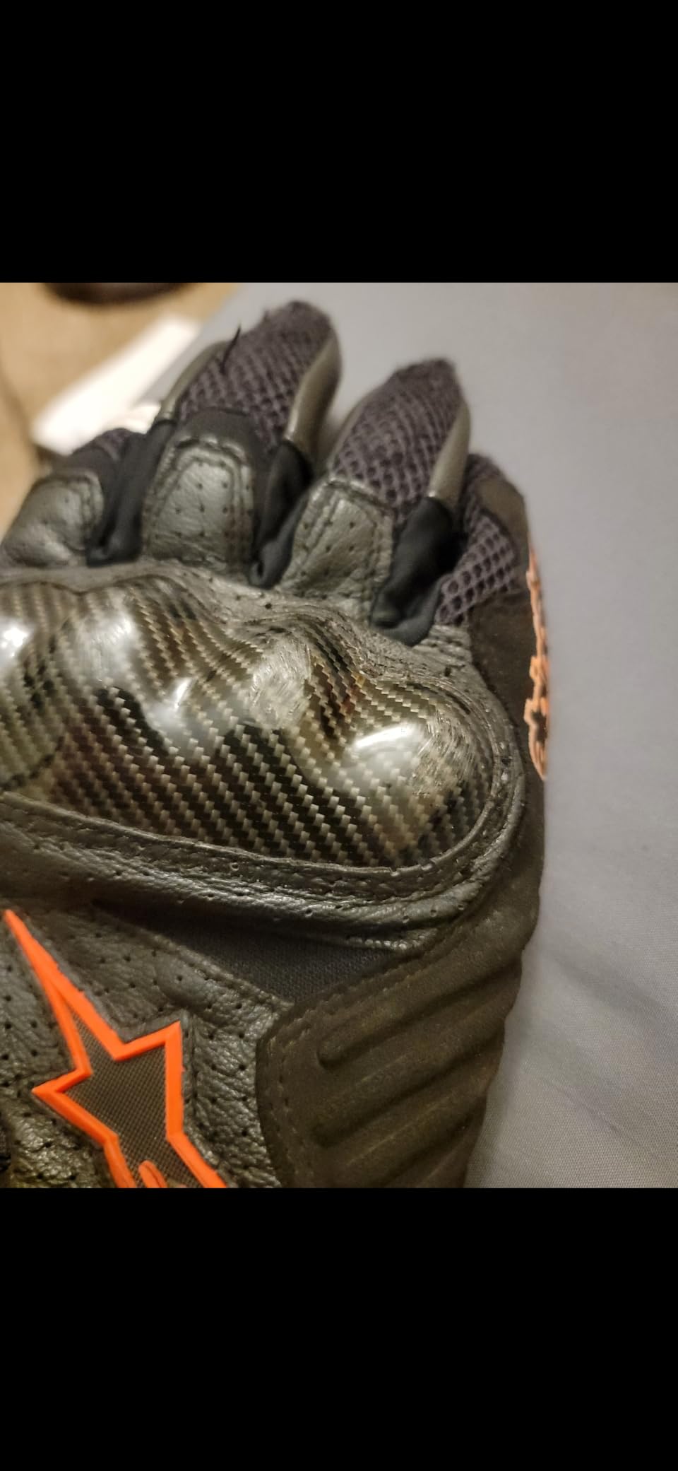 Alpinestars SMX 1 Air V2 Motorcycle Gloves Lightweight Ventilated Design Street Riding Comfort Enhanced Grip Protection customer photo 2