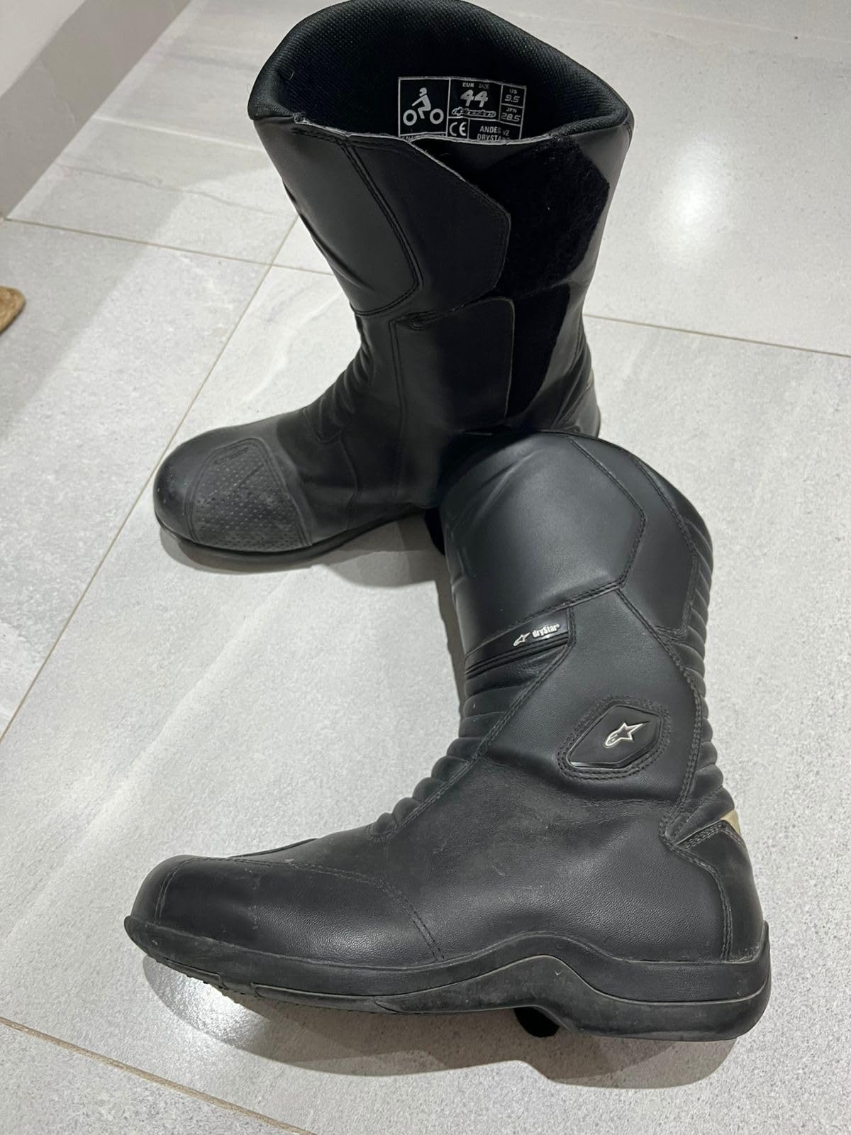 Alpinestars Andes V2 Drystar Boots, Waterproof Touring Motorcycle Boots, CE Certified Protection & Comfort customer photo 2
