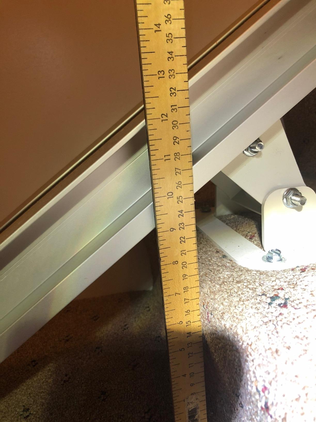 Universal Stair Lift - 350lb Capacity - Folds Flat to Wall - Includes Warranty customer photo 2