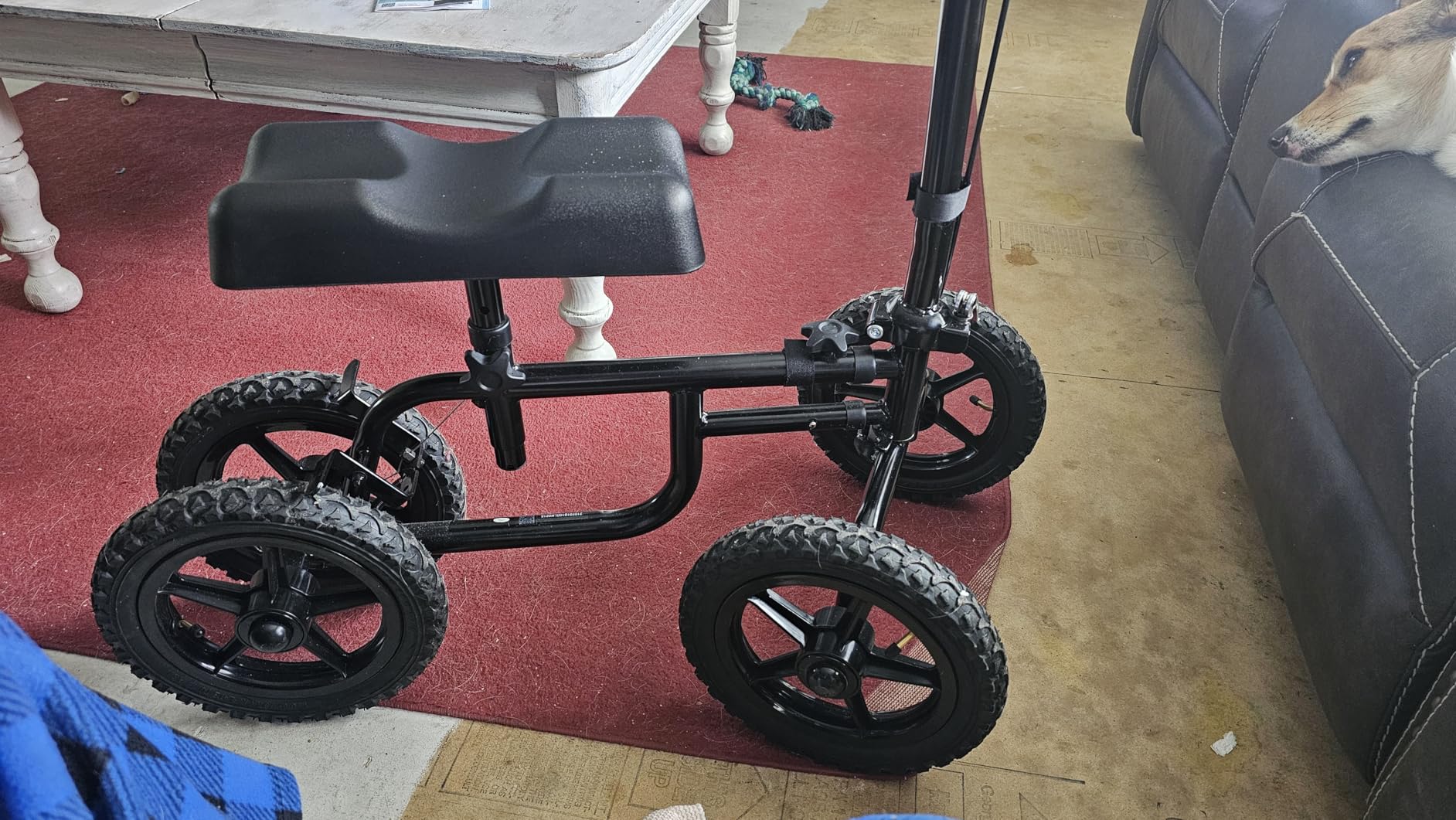 Vive Mobility All Terrain Knee Scooter Walker for Foot Injuries - Adult | Broken Leg Crutch Cart Roller for Surgery, Broken Foot, Ankle Injury customer photo 1
