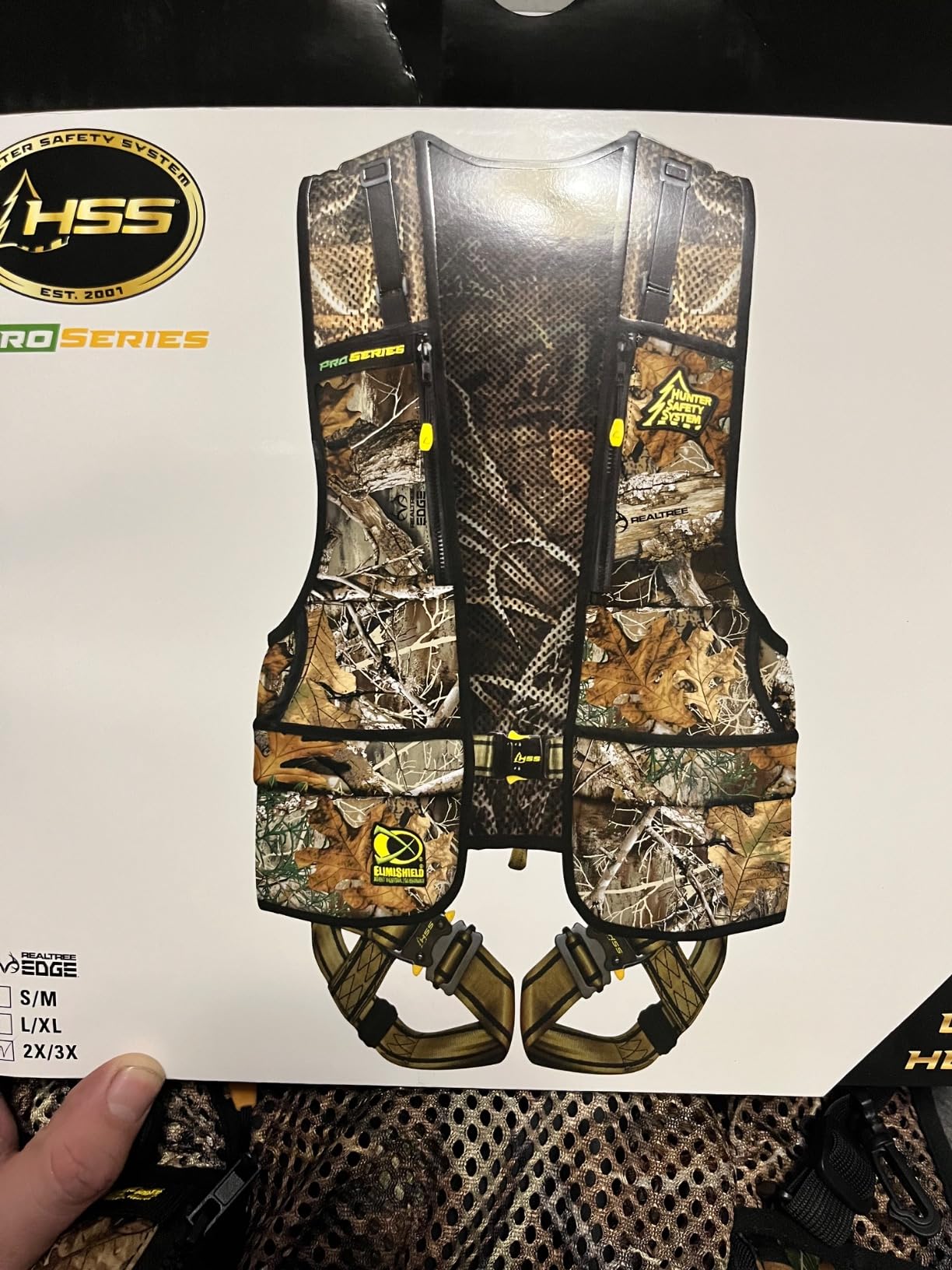 Hunter Safety System Pro-series Harness With Elimishield Scent Control Technology customer photo 1