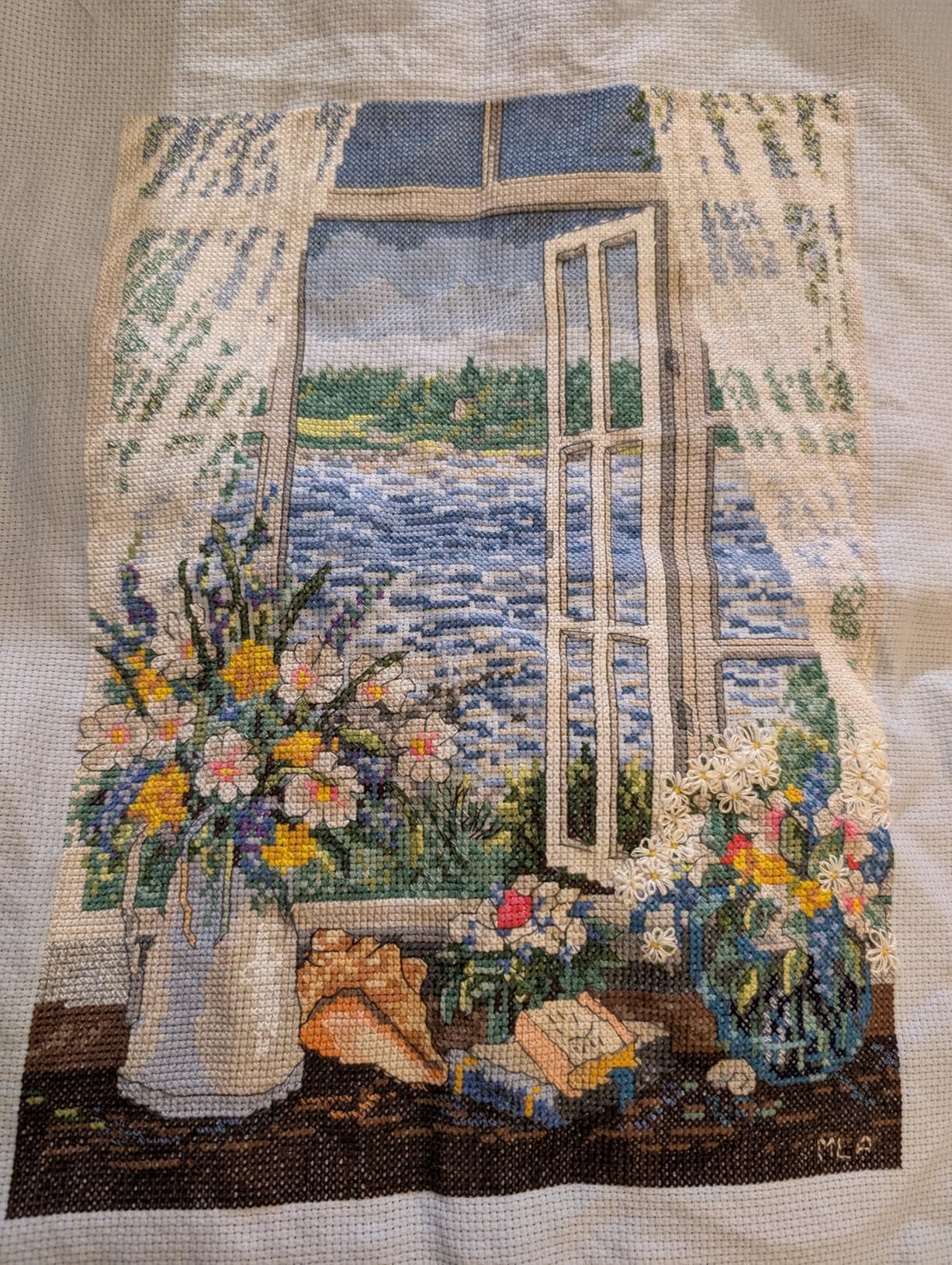 A Breeze Off The Ocean Counted Cross Stitch Kit customer photo 1