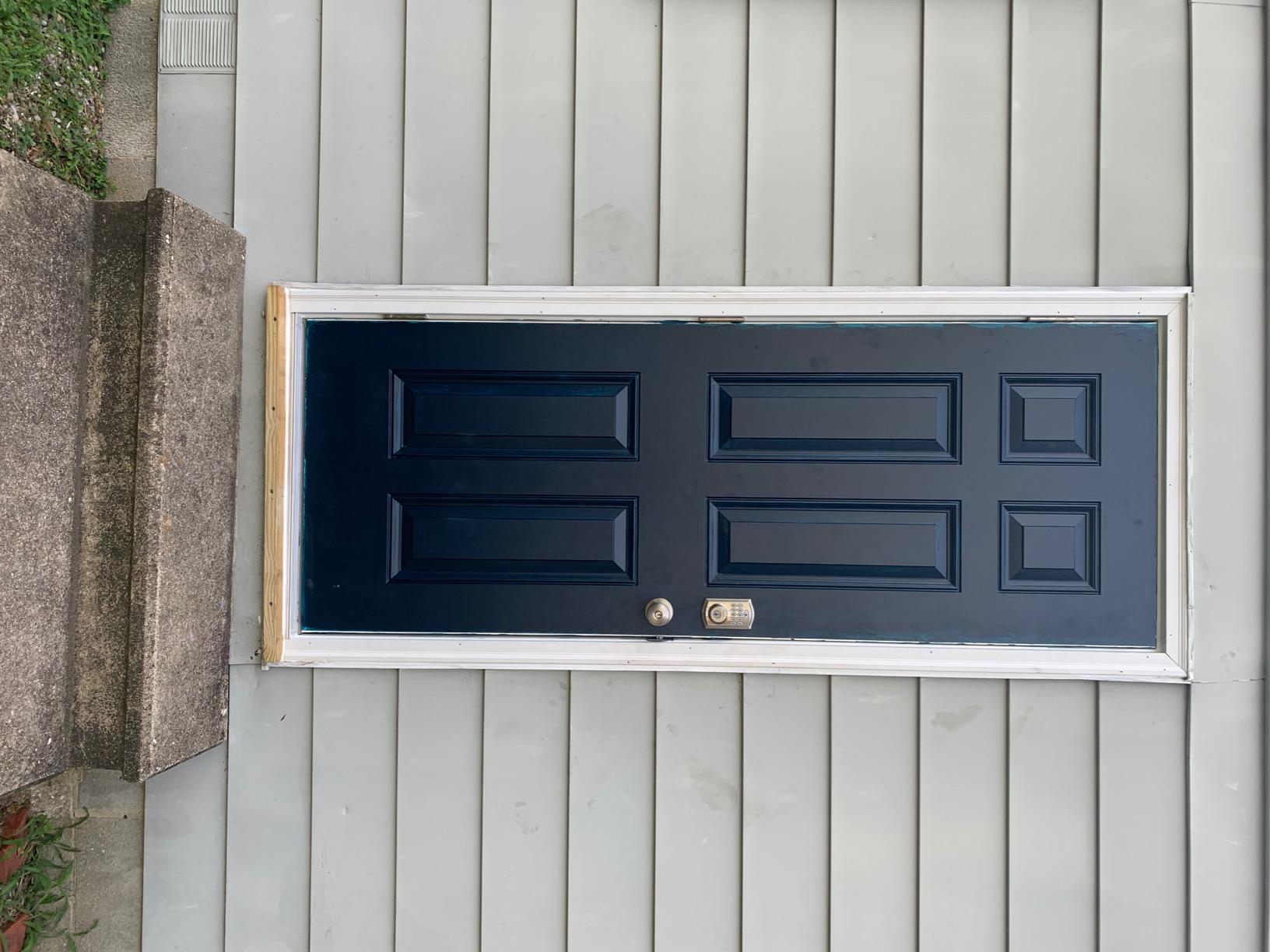 National Door Company ZZ364680R Fiberglass Smooth, Primed, Right Hand Outswing, Prehung Front Door, 6-Panel, 36'' x 80