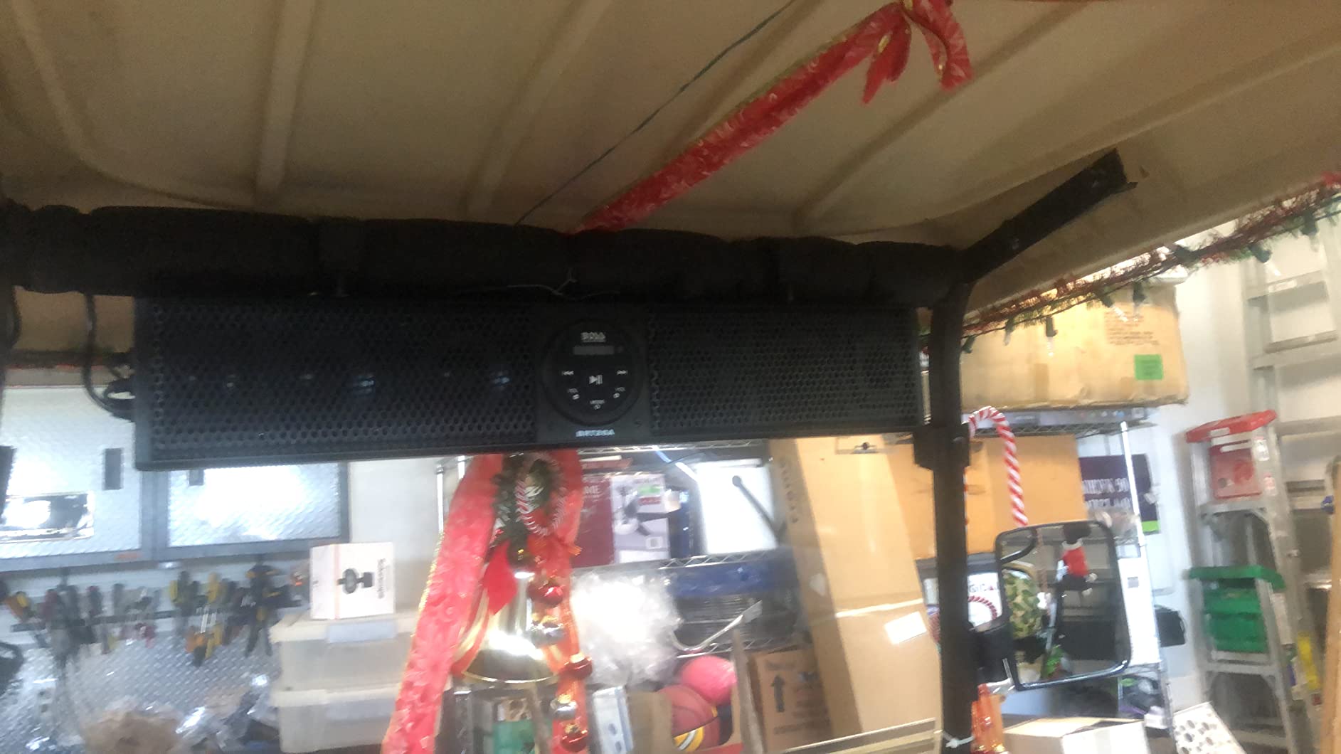 BOSS Audio Systems BRT26A ATV UTV Sound Bar - 26 Inch Wide, 4 Inch Speakers, 1 Inch Soft Dome Tweeters, Full Range, IPX5 Weatherproof, Bluetooth, Built-in Amplifier, Golf Cart Compatible customer photo 1
