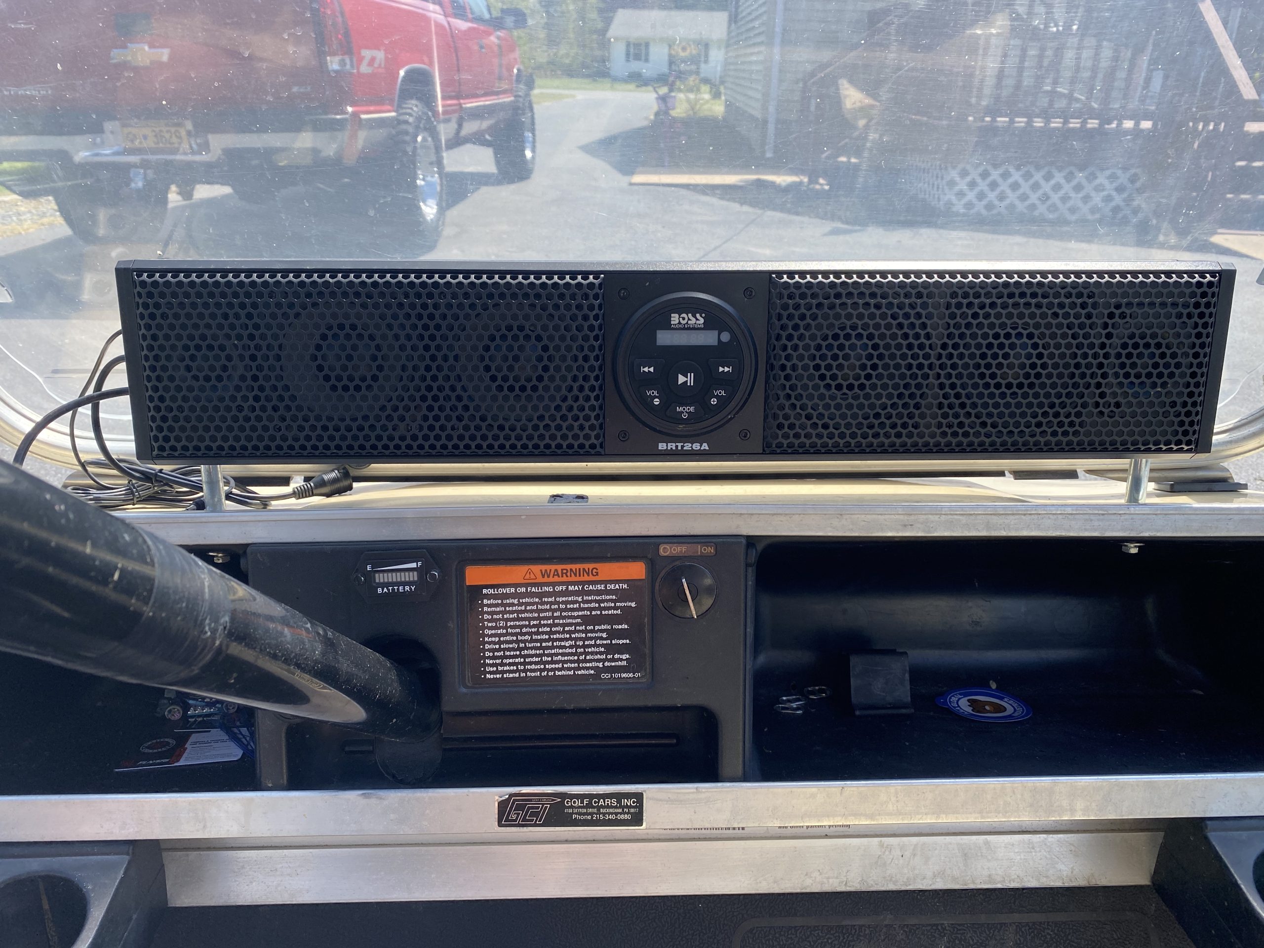 BOSS Audio Systems BRT26A ATV UTV Sound Bar - 26 Inch Wide, 4 Inch Speakers, 1 Inch Soft Dome Tweeters, Full Range, IPX5 Weatherproof, Bluetooth, Built-in Amplifier, Golf Cart Compatible customer photo 2