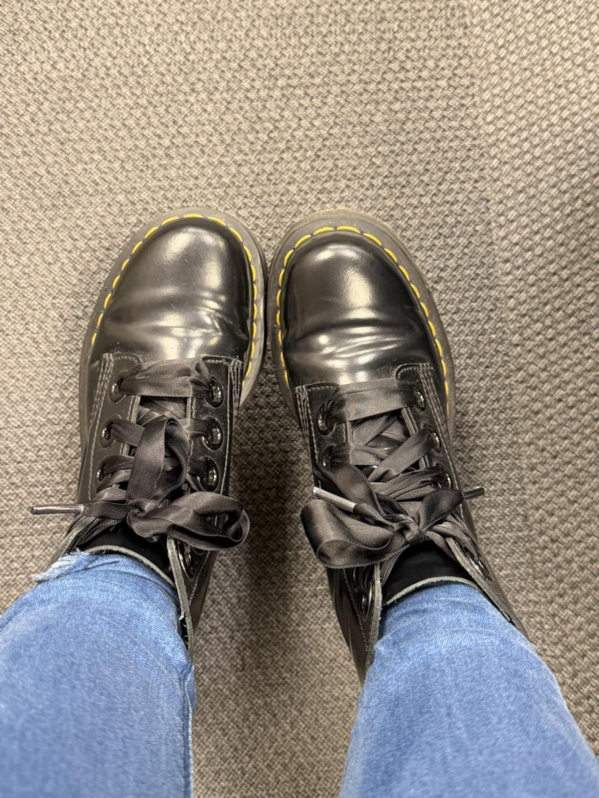 Dr. Martens Womens Molly Leather Platform Boot customer photo 1