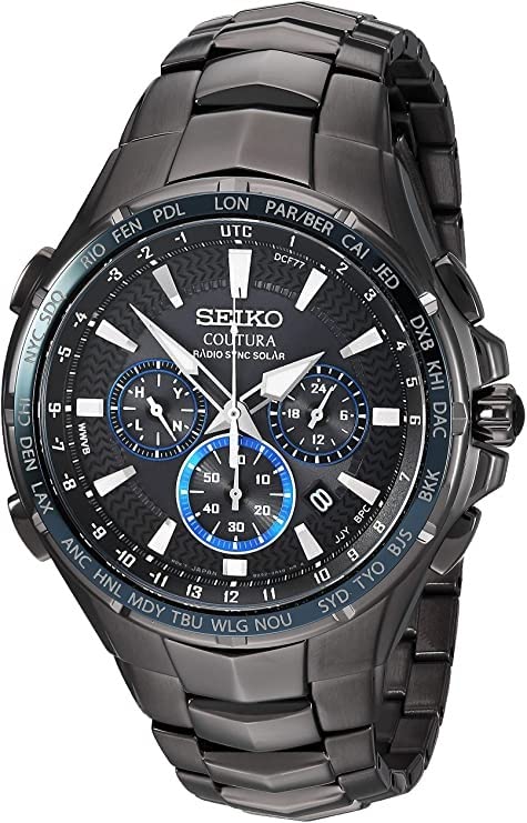 SEIKO Coutura Men's Radio Sync Solar Chronograph Watch customer photo 2