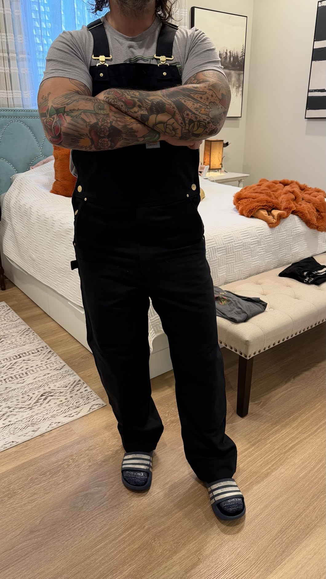 Carhartt Men's Iconic R01 Duck Bib Overall customer photo 2