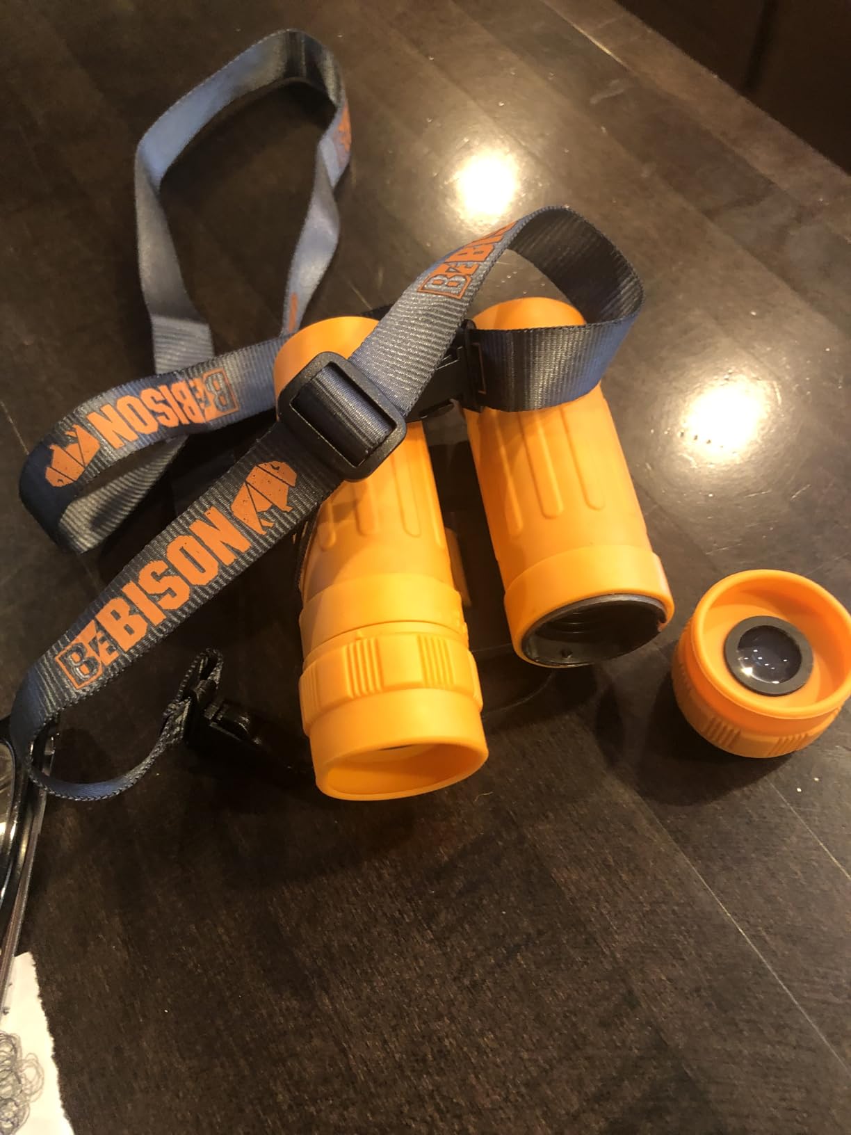BeBison Binoculars for Kids - 8x21 High Resolution Real Optics - Compact Folding Shockproof Kids Binoculars for Bird Watching - Spy Games - Outdoor Play for Boys and Girl customer photo 1
