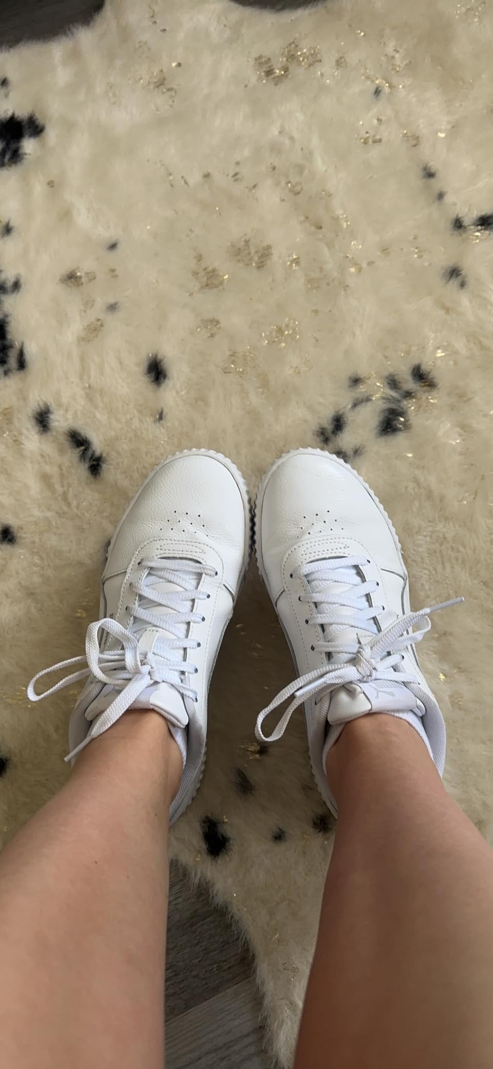 PUMA Women's Carina Leather Sneaker customer photo 1