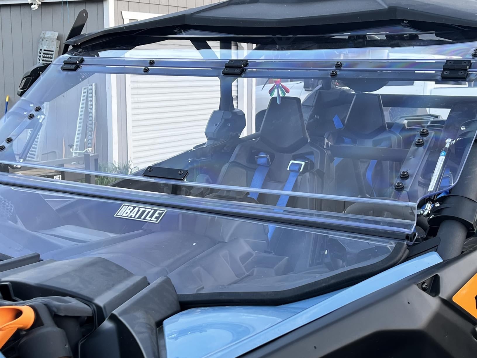 SuperATV Flip Windshield for Can Am Maverick X3 | 2017+ | 1/4