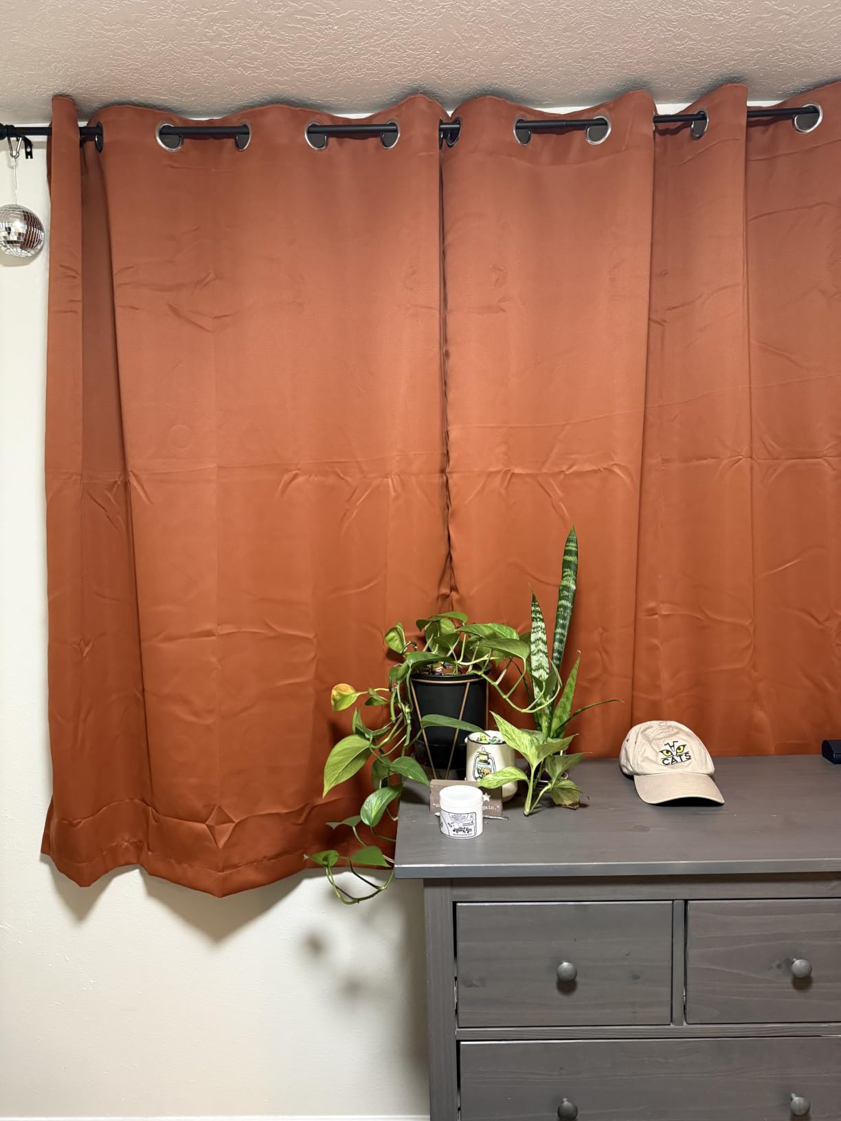 Yakamok 100% Blackout Curtains 84 Inches Long, 2 Thick Layers Heat and Full Light Blocking Soft Thermal Insulated Drapes for Bedroom(52