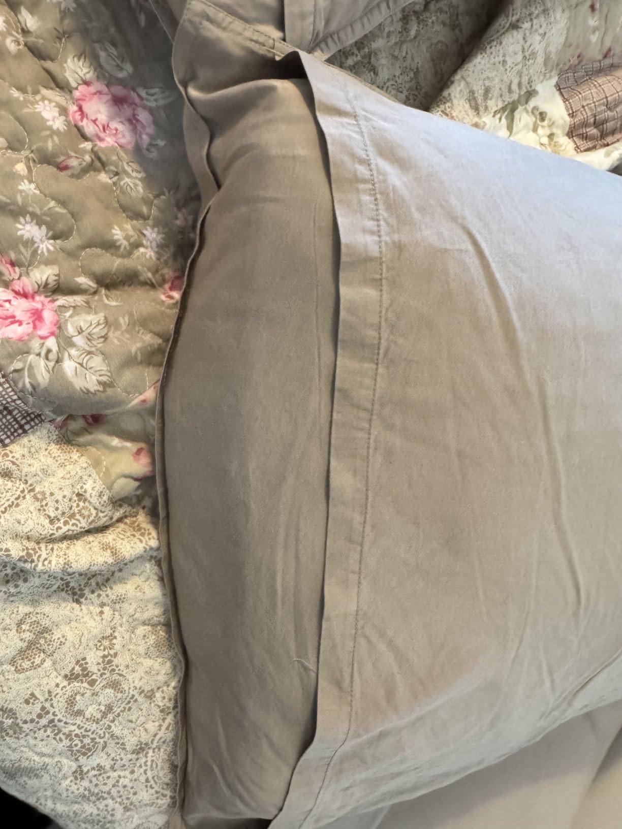 Pure Bamboo King Sheets, Genuine 100% Organic Viscose Derived from Bamboo Bed Sheet Set, Luxuriously Soft & Cooling, Double Stitching, 2 Year Quality Promise (King, Sterling Blue) customer photo 1