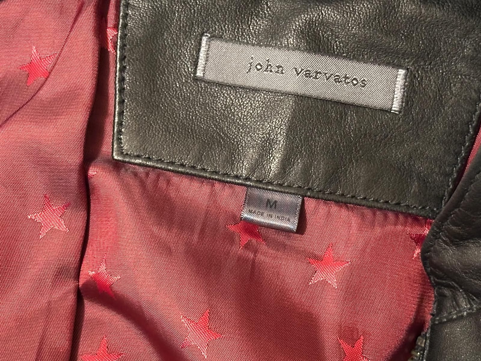John Varvatos Men's Brando Leather Jacket customer photo 1