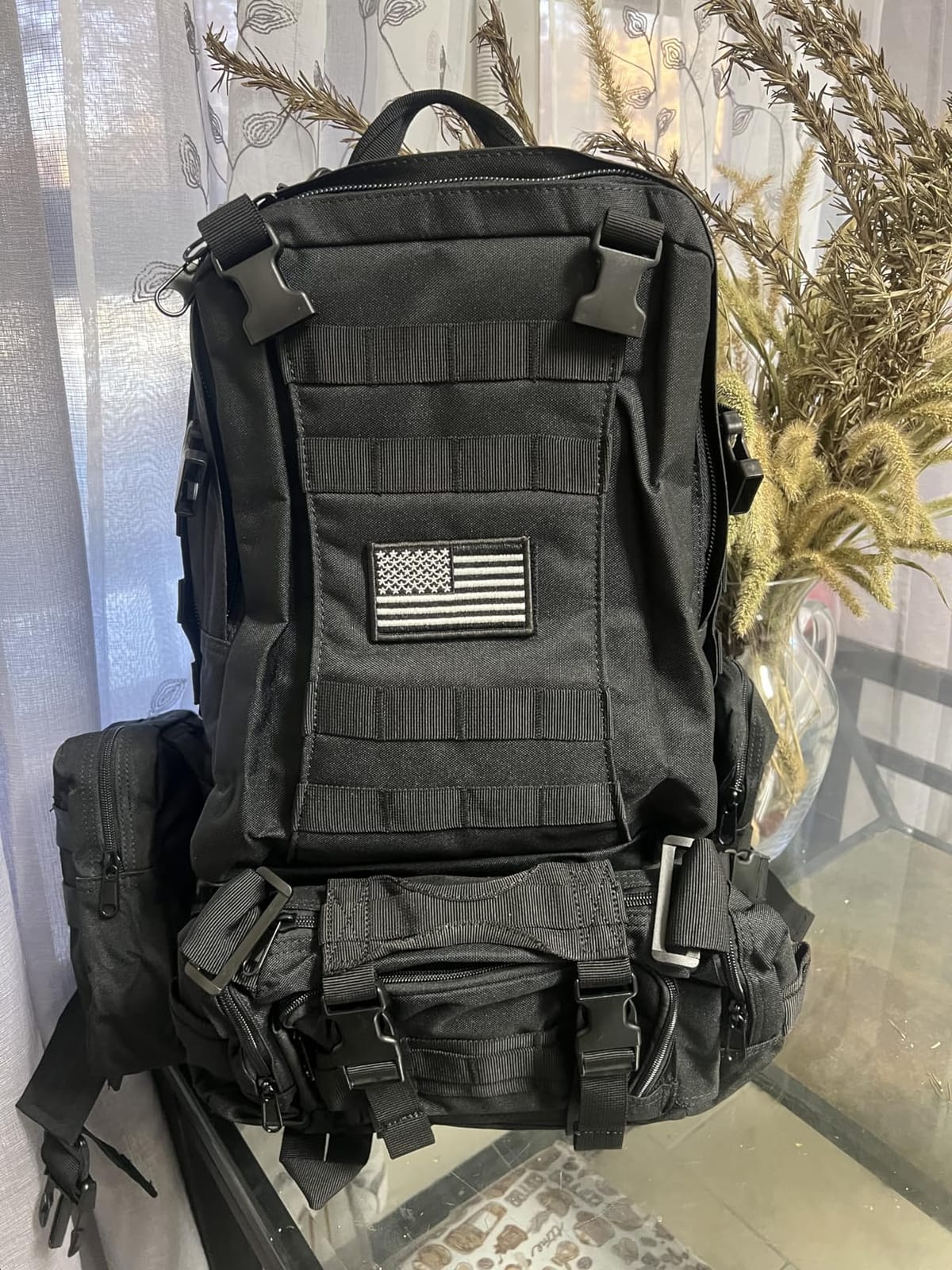 CVLIFE Tactical Backpack, Large 60L Rucksack Backpack for Men, Military Molle Backpack with Detachable Pouch, Hiking Daypack with Waist Belt, Bug Out Bag, 3 Day Assault Pack customer photo 1