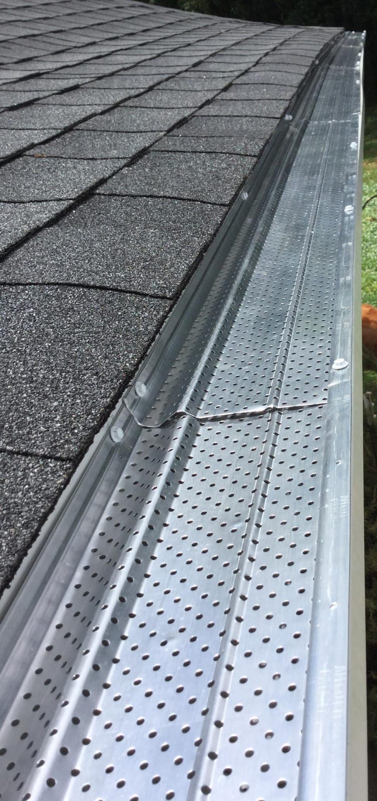 A-M Gutter Guard - (5 Inch - 50 Feet, Mill Finish) Premium Heavy-Duty Lifetime Quality Aluminum - Leaf & Debris Protection - DIY Easy - Made in the USA customer photo 2