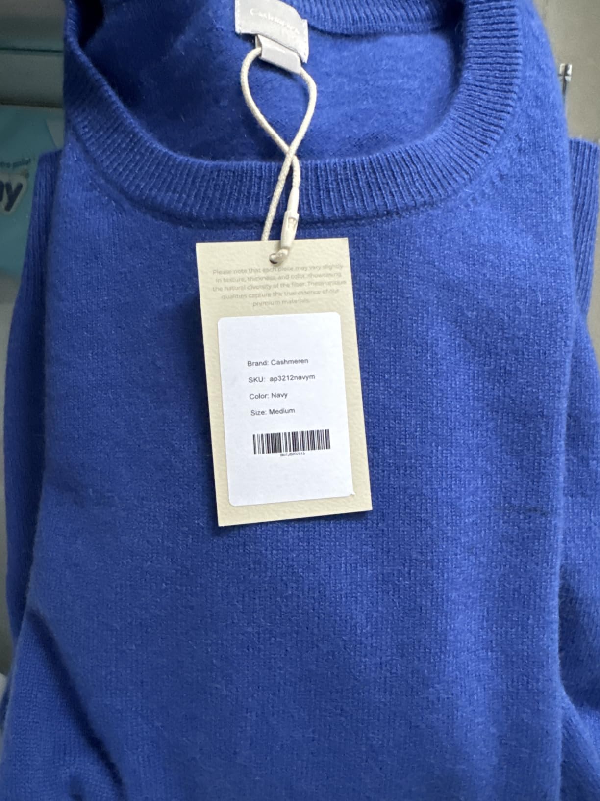 Cashmeren Women's Basic Crewneck Sweater 100% Pure Cashmere Long Sleeve Round Neck Pullover customer photo 1