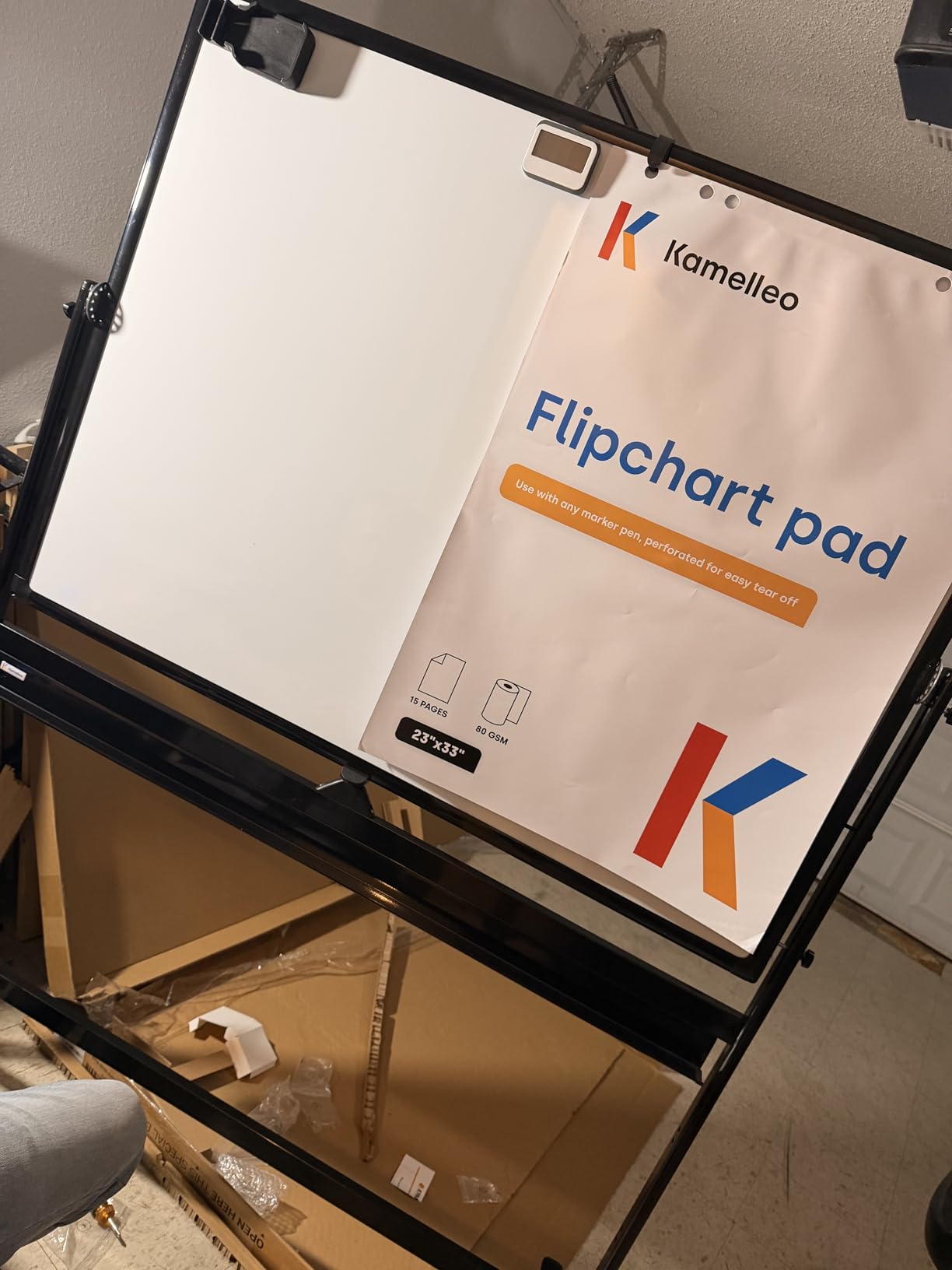Rolling Dry Erase Board 48 x 36 - Large Portable Magnetic Whiteboard with Stand - Double Sided Easel Style Whiteboard with Wheels - Mobile Standing White Board for Office, Classroom & Home customer photo 1