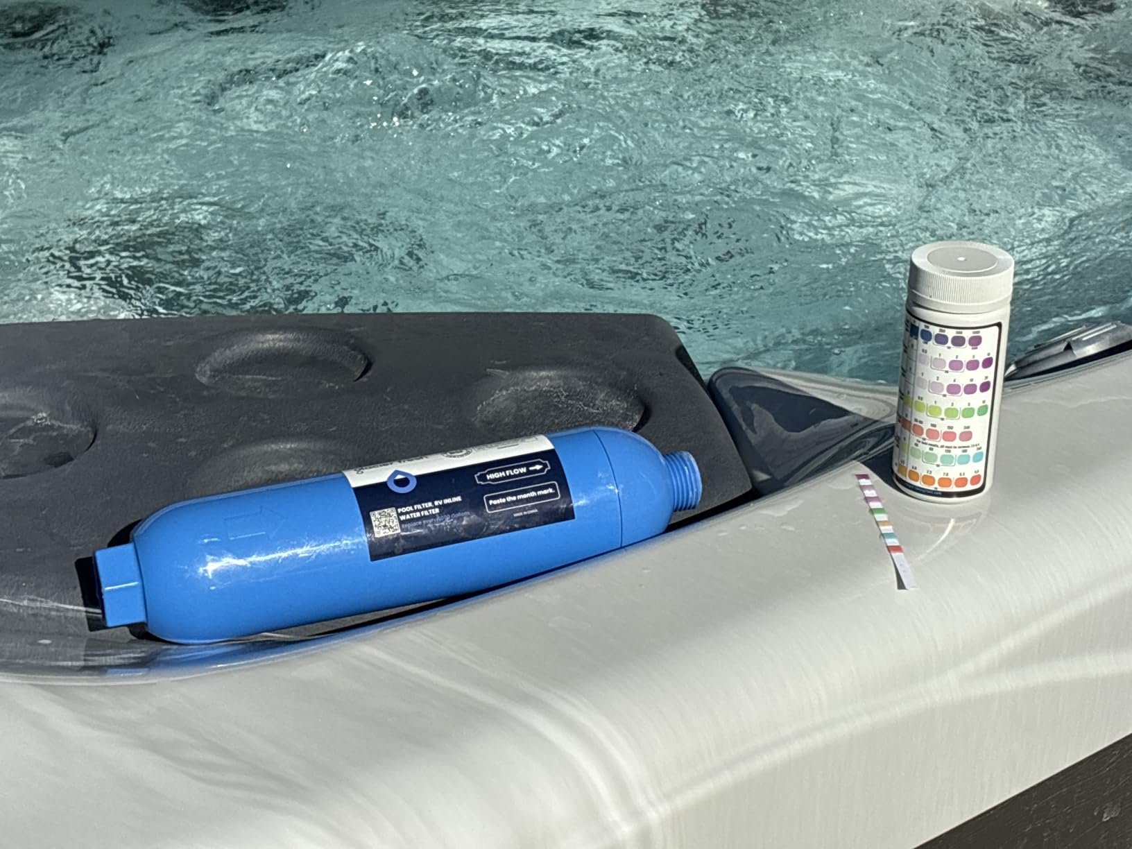 GLACIER FRESH RV/Marine Water Filter with 1 Flexible Hose Protectors 2 Pack | Greatly Reduces Bad Taste, Odors, Chlorine and Sediment in Drinking Water customer photo 2