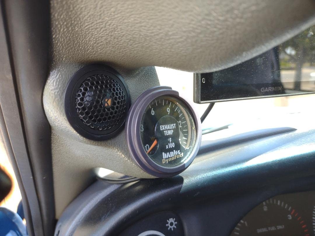 KICKER 46KST2004 KS Series 3/4 Inch Silk Dome Car Tweeters Flush Mount | Crisp treble upgrade for factory audio, surface or recessed install options, pairs with component crossovers, smooth highs customer photo 2
