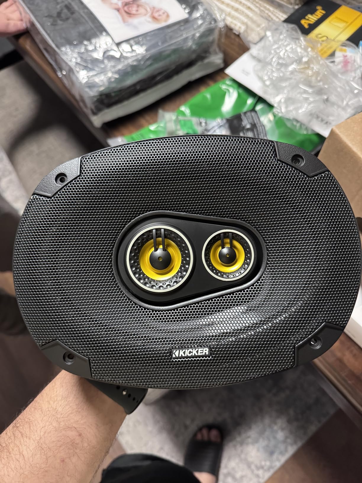 Kicker CS Series 150 Watt 6 x 9 Inch Car Audio Coaxial Speaker Pair, Black customer photo 1