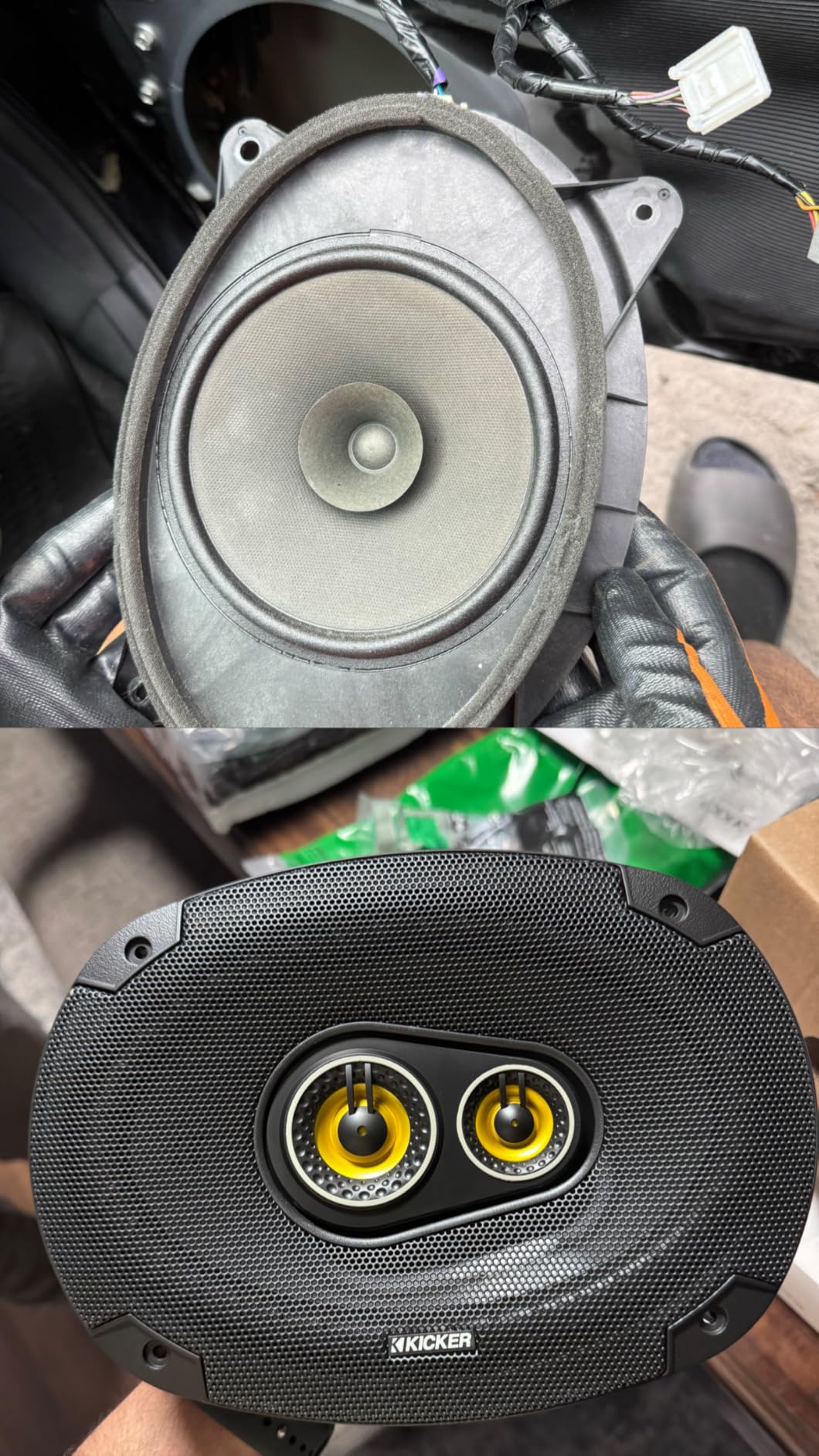 Kicker CS Series 150 Watt 6 x 9 Inch Car Audio Coaxial Speaker Pair, Black customer photo 2