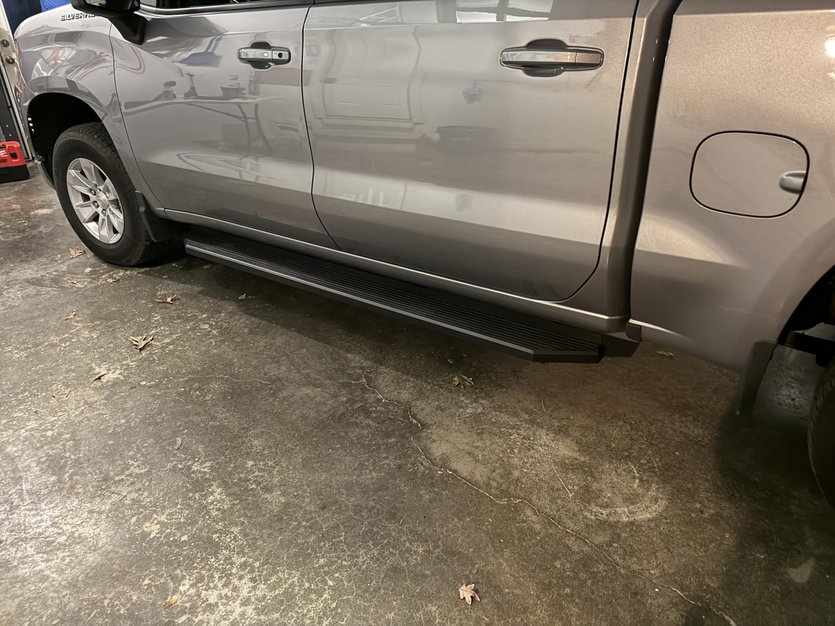 APS 6-inch (Black Stainless Steel Flat Style) Running Boards Nerf Bars Side Steps Step Rail Compatible with Ram 1500 2019-2026 Crew Cab customer photo 2