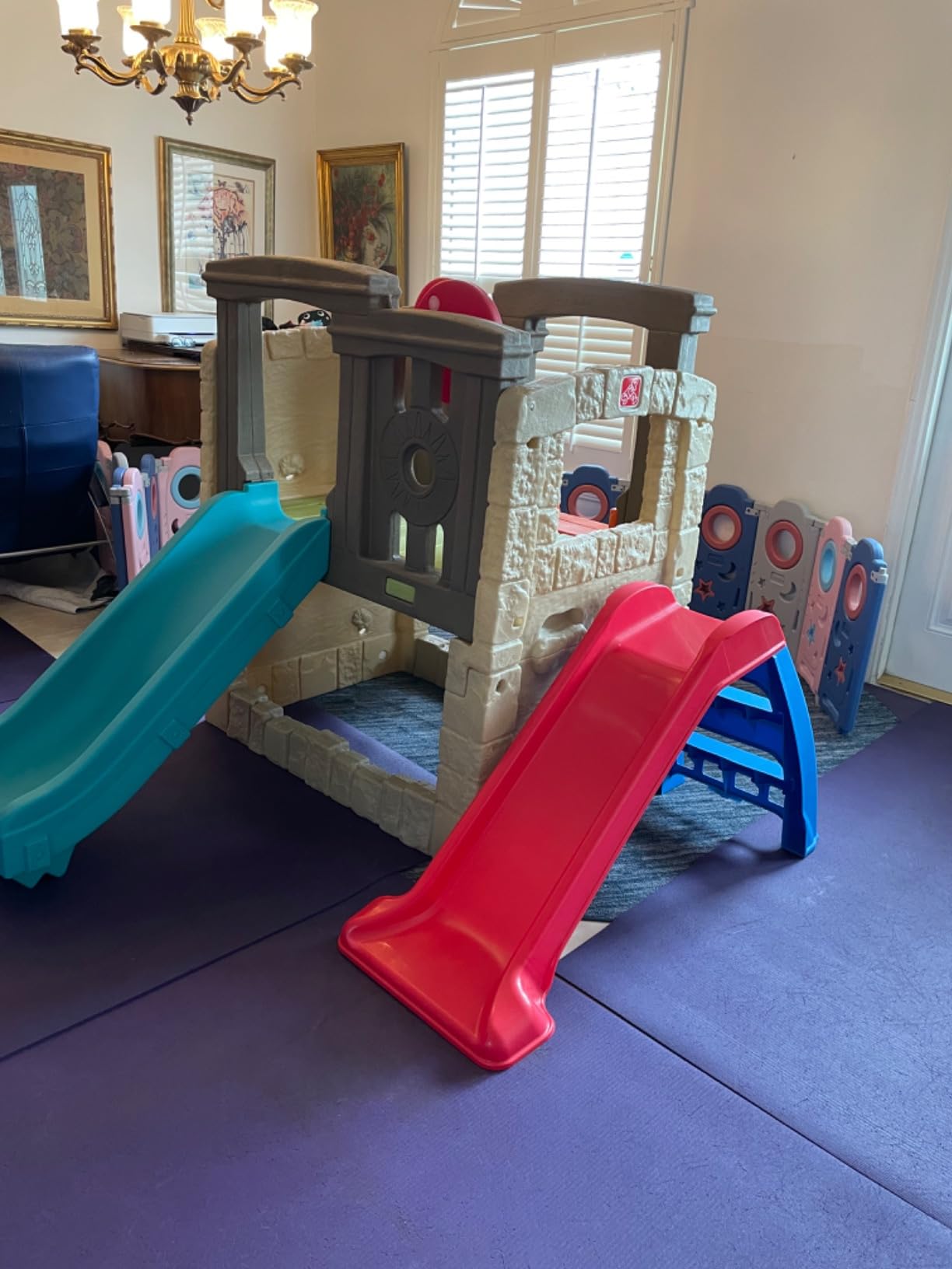Step2 Woodland Climber II Kids Playset, Ages 2-6 Years Old, Toddler Slide and Climbing Wall, Outdoor Playground for Backyard, Sturdy Plastic Frame, Easy Set Up customer photo 2
