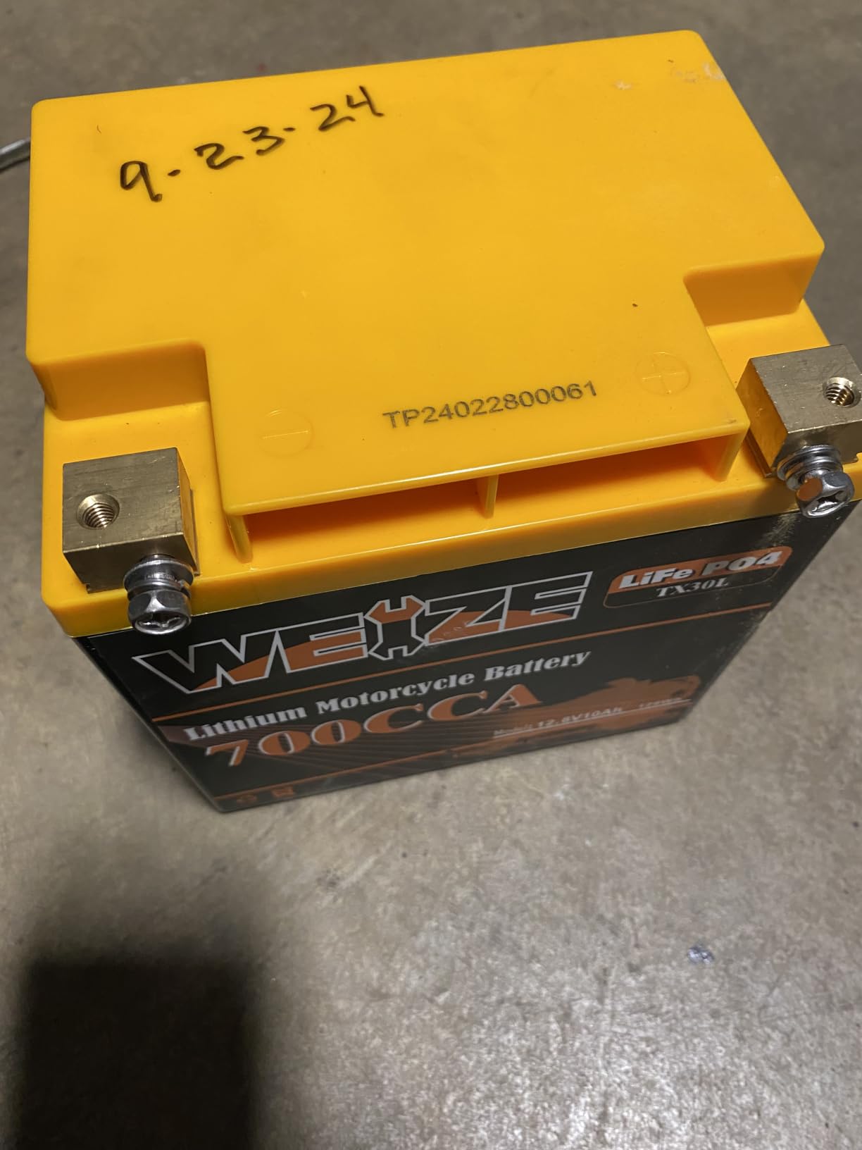Weize YTX20L-BS High Performance Power Sports - Maintenance Free - Sealed AGM Battery ETX20L BS for Motorcycle ATV UTV Snowmobile customer photo 1