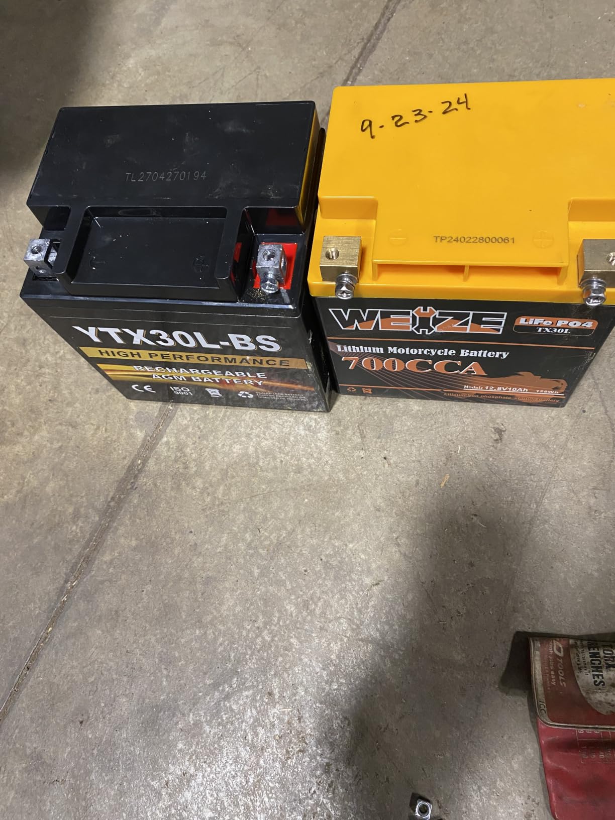 Weize YTX20L-BS High Performance Power Sports - Maintenance Free - Sealed AGM Battery ETX20L BS for Motorcycle ATV UTV Snowmobile customer photo 2
