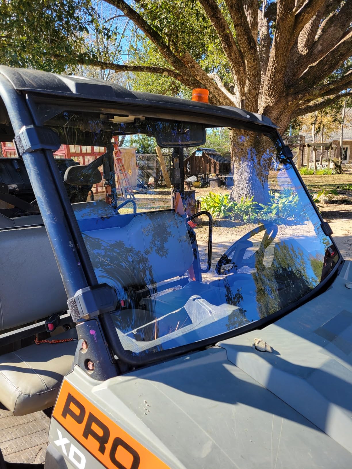 KEMIMOTO Scratch Resistant Front Windshield Compatible with Polaris Ranger XP 1000/Crew 2017-2026, Ranger 1000/Crew 2020-2026, Ranger XP 900/Crew 2013-2019 customer photo 2