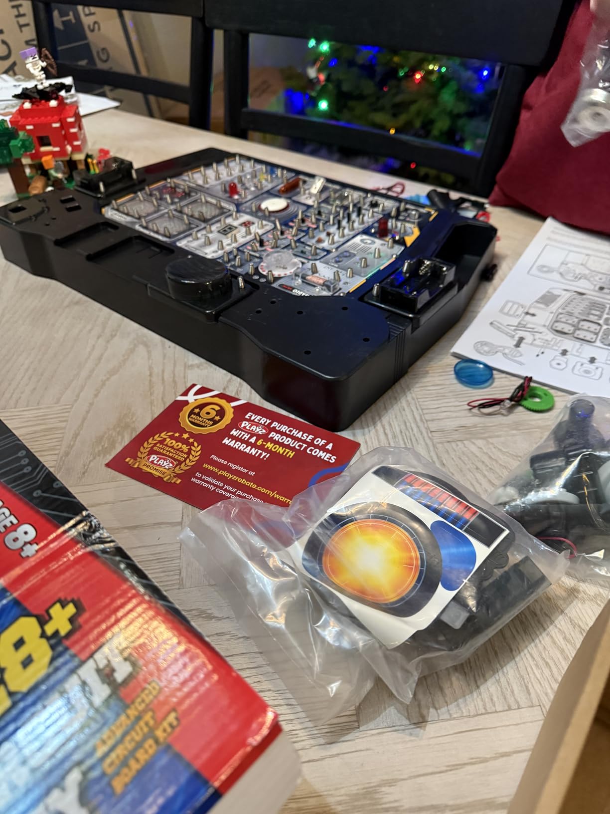 Playz Circuit Board for Kids, Educational Science Kits for Kids Age 8-12 | Electronic Toys Engineering Electric Circuit board with 25+ Experiments, Stem Projects Science Toys/Games, gifts for boys customer photo 1