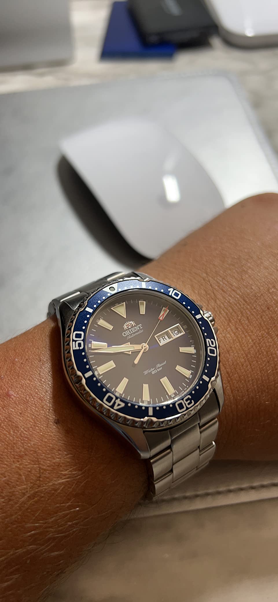 Men's Kamasu Stainless Steel Automatic Diving Watch with Sapphire Crystal customer photo 1