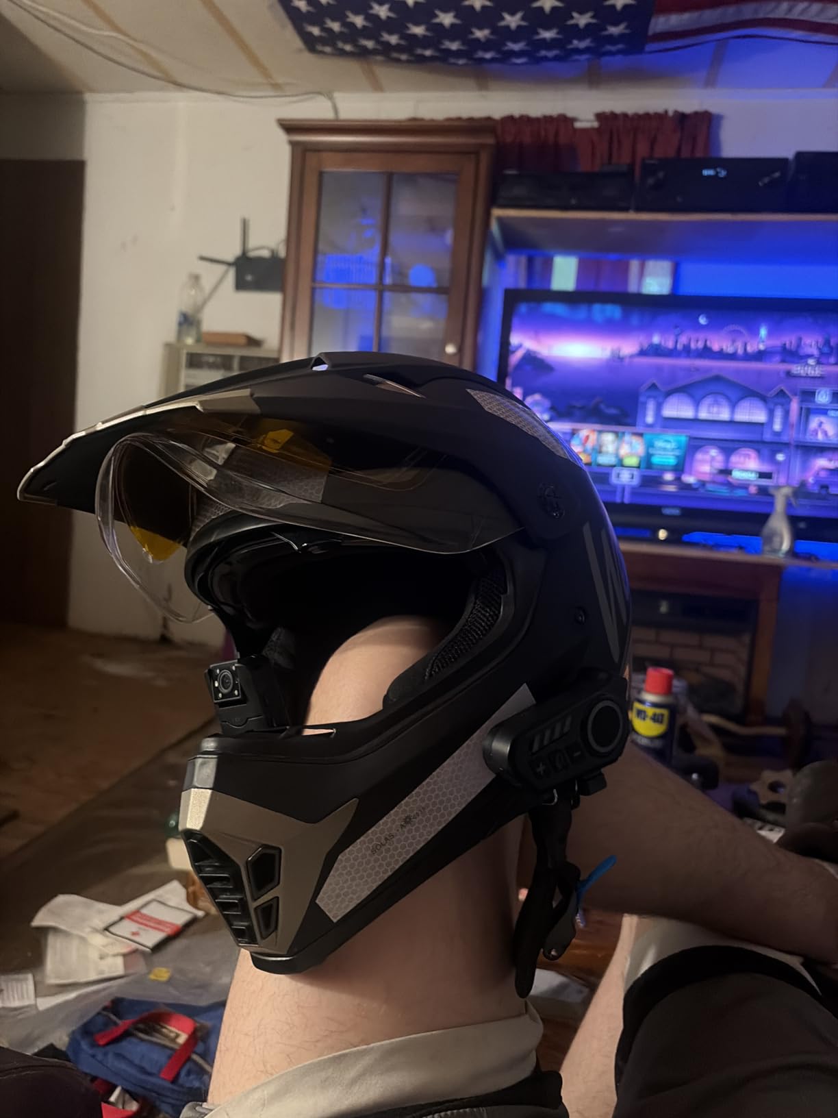 Westt Dual Sport Motorcycle Helmet Off-Road Helmets for Adults, Dual Visor Motorcycle Helmet - Full Face ATV UTV Helmet customer photo 1