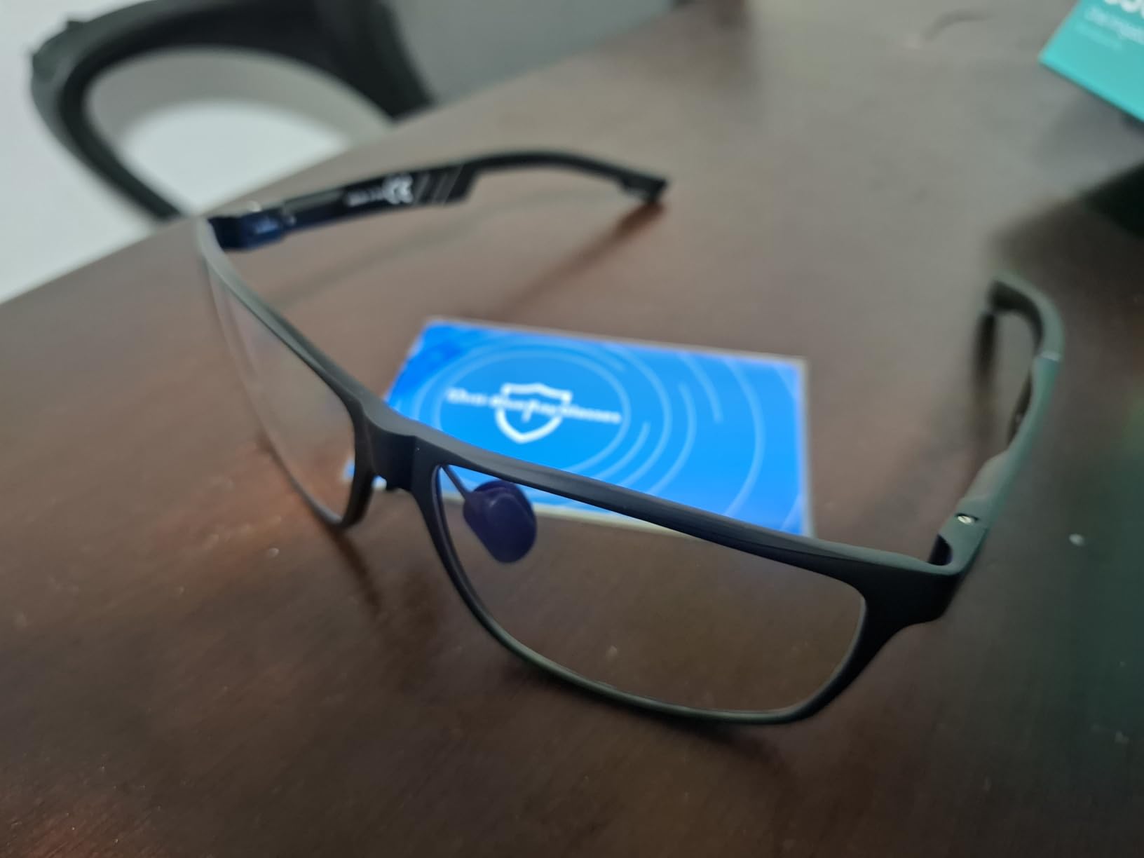 ANYLUV Blue Light Blocking Glasses Men Computer Gaming Glasses Lightweight Al-Mg Metal Anti Eyestrain Eye Protection customer photo 1