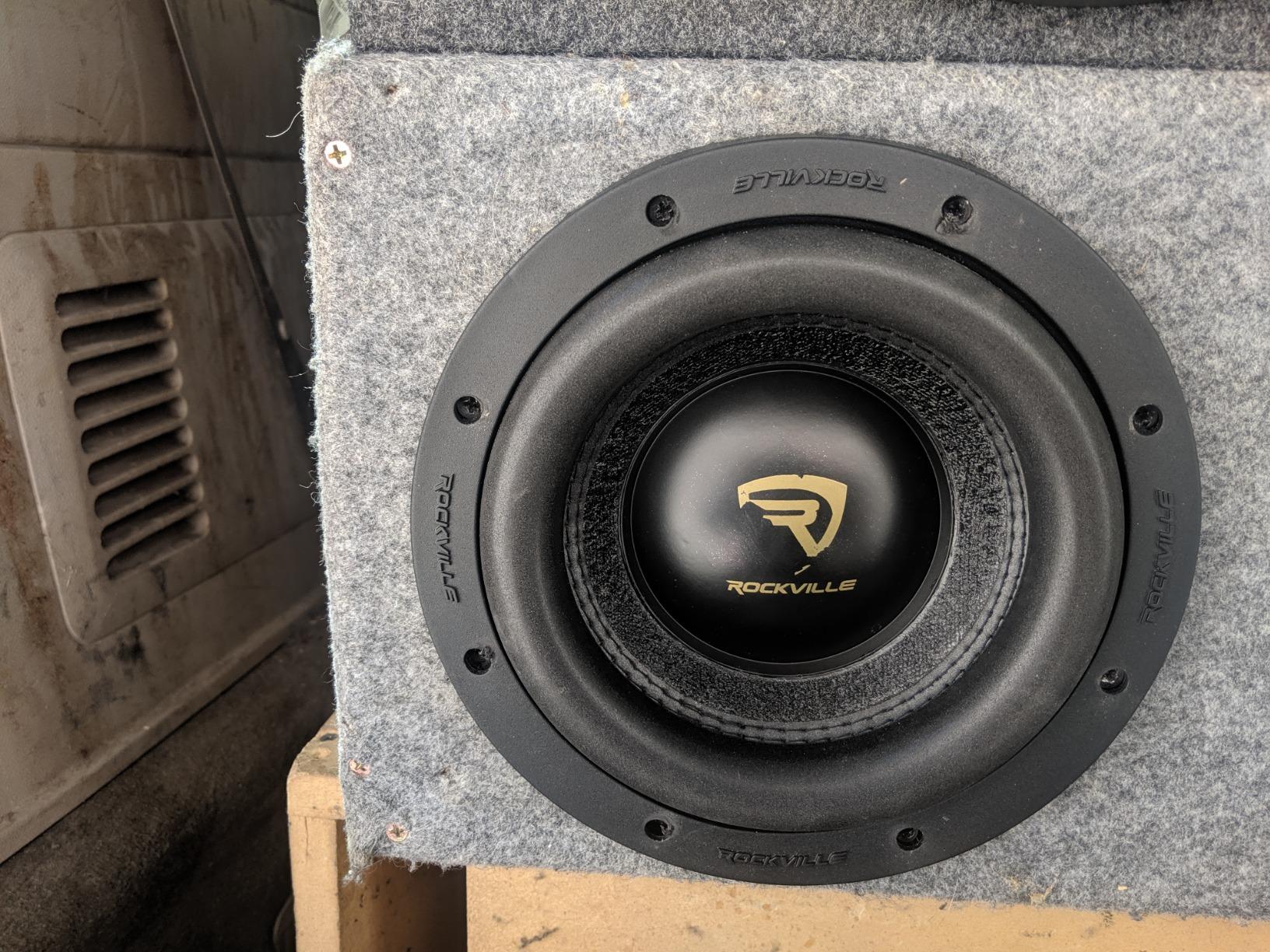 Rockville W8K9D4 2000W Peak 8-Inch Car Audio Subwoofer Dual 4-Ohm, K9 Series customer photo 2