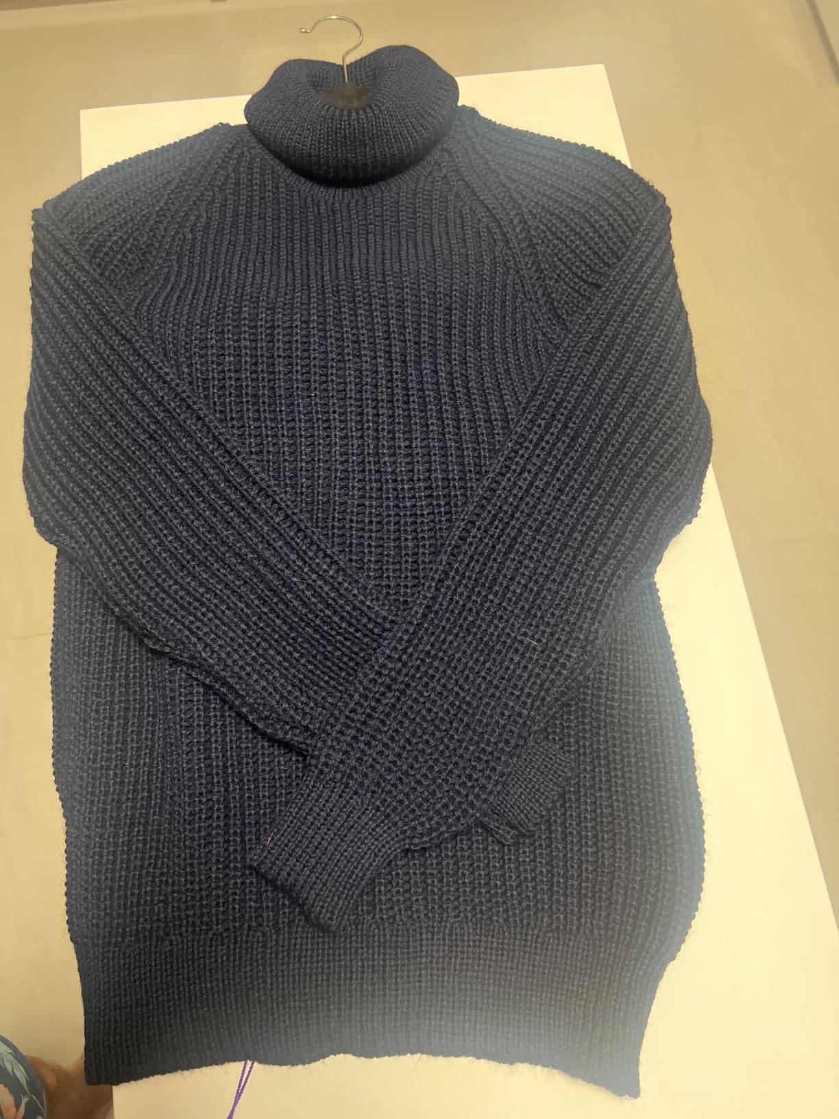 Aran Crafts Men's Irish Cable Knitted Rib Roll Neck Sweater (100% Pure New Wool) customer photo 2